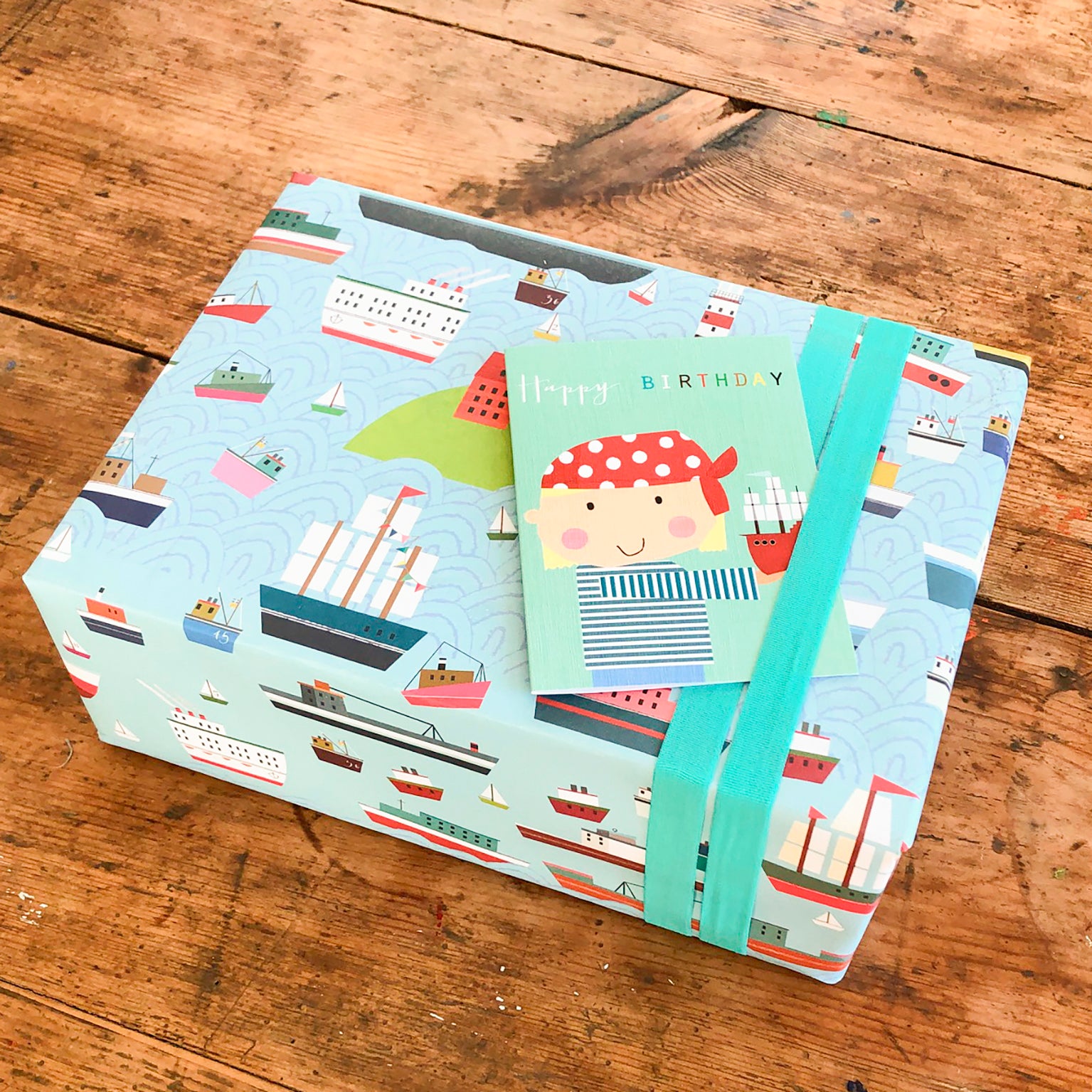 TMC03 mini pirate birthday card