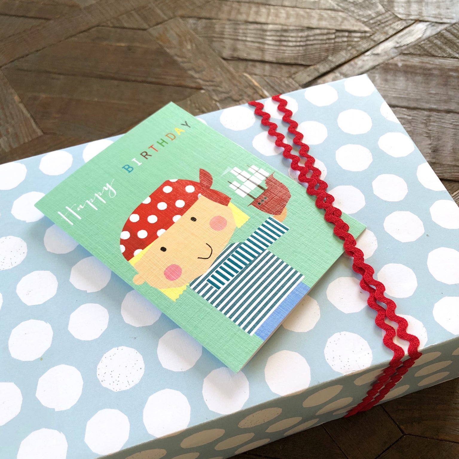 TMC03 mini pirate birthday card