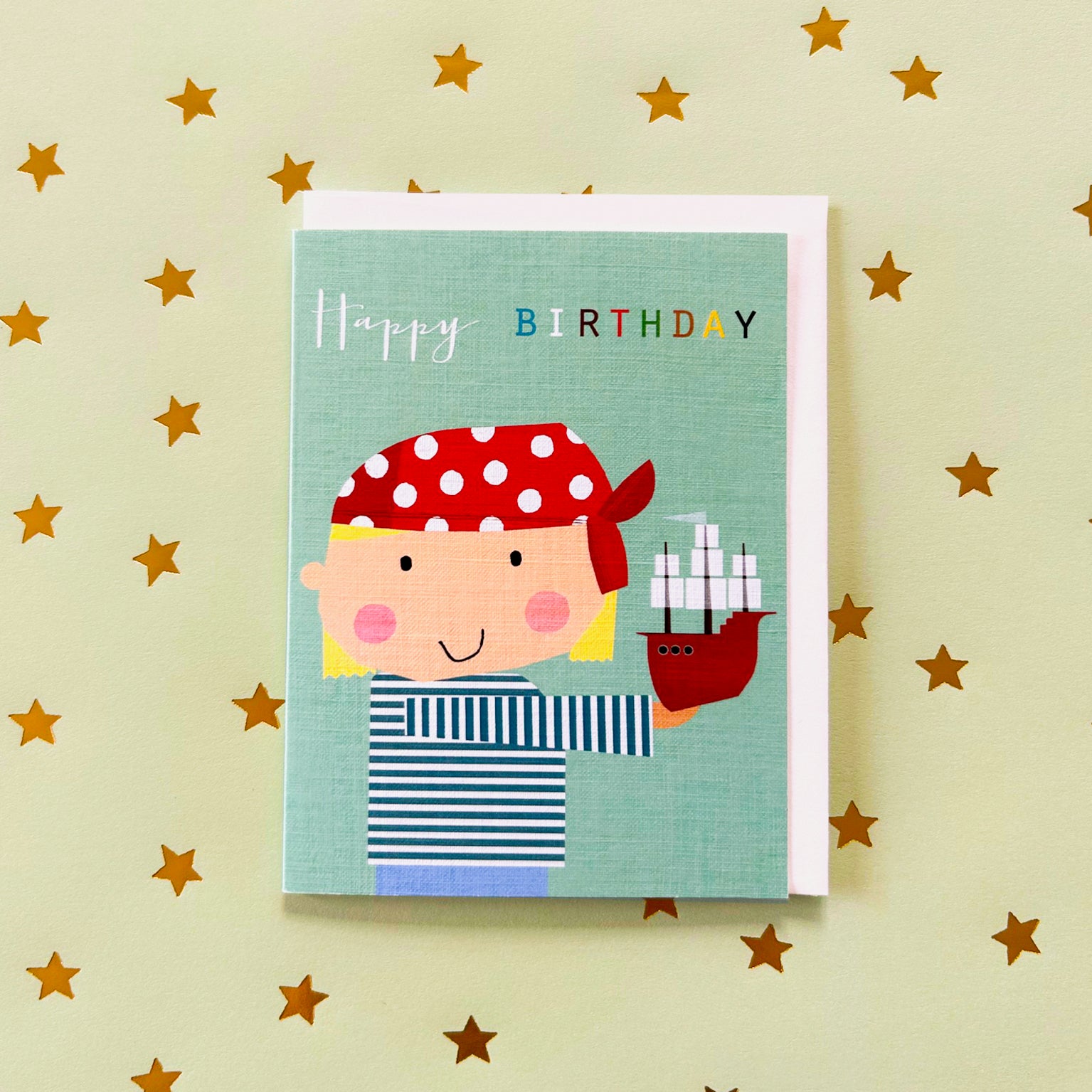 TMC03 mini pirate birthday card