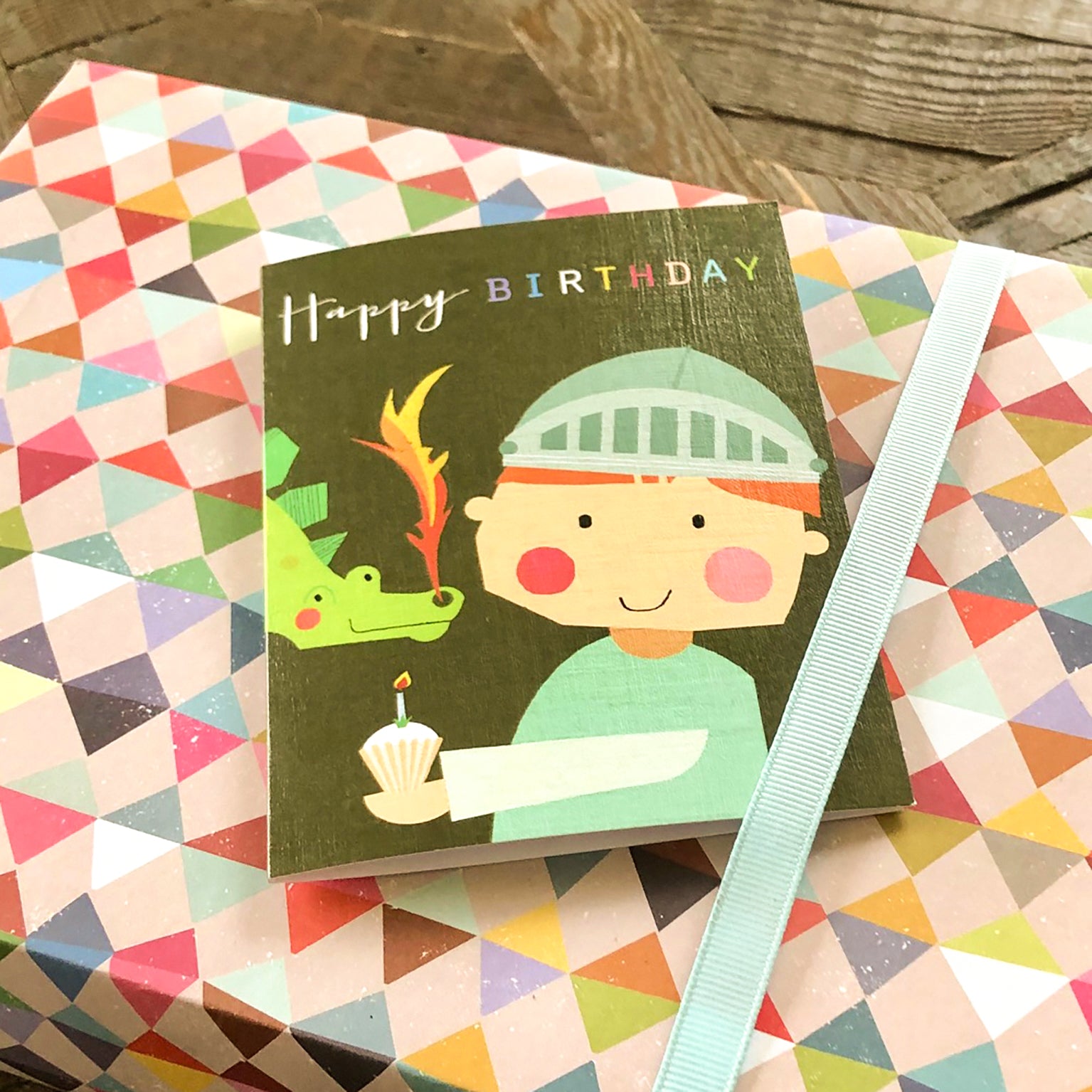 TMC05 mini knight birthday card