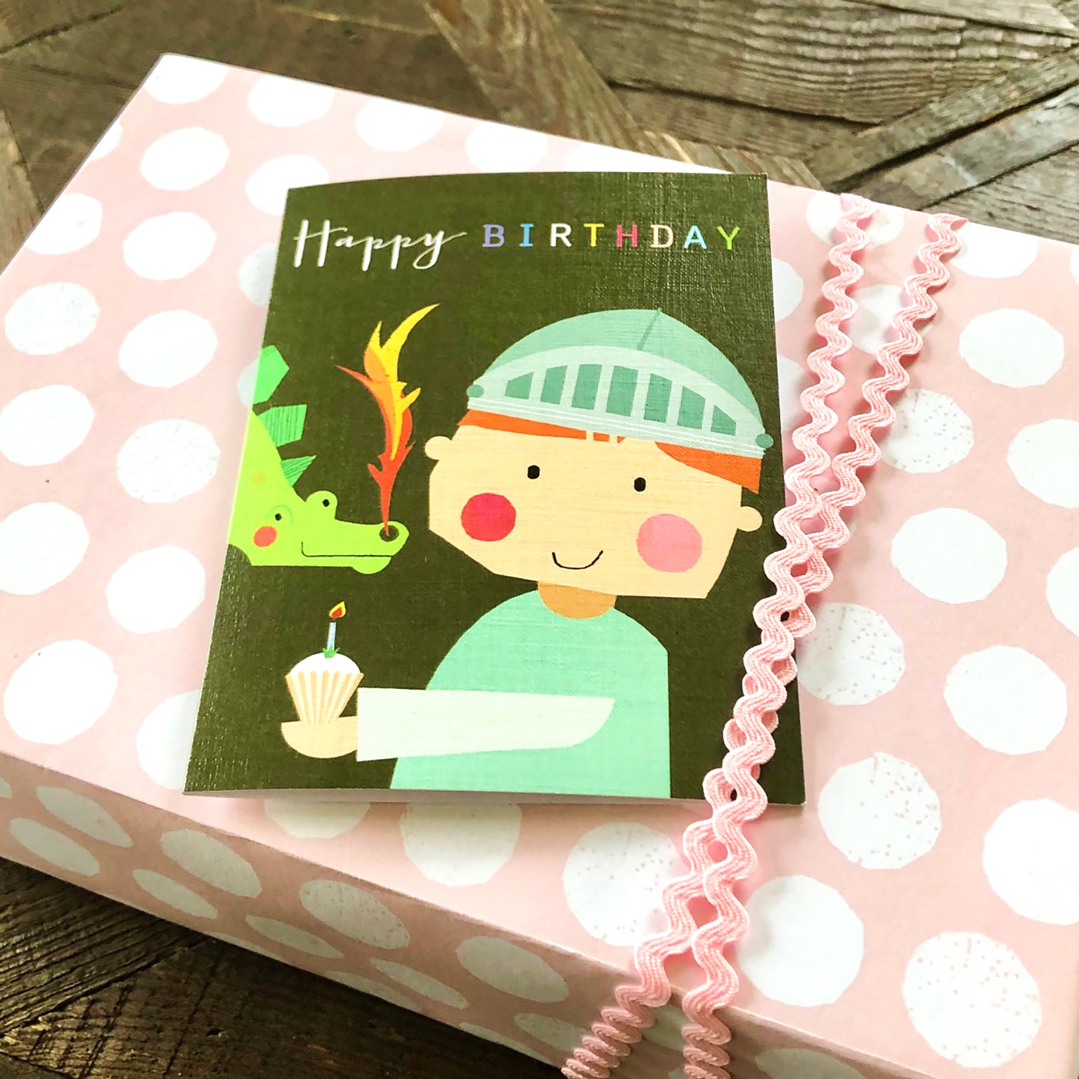 TMC05 mini knight birthday card