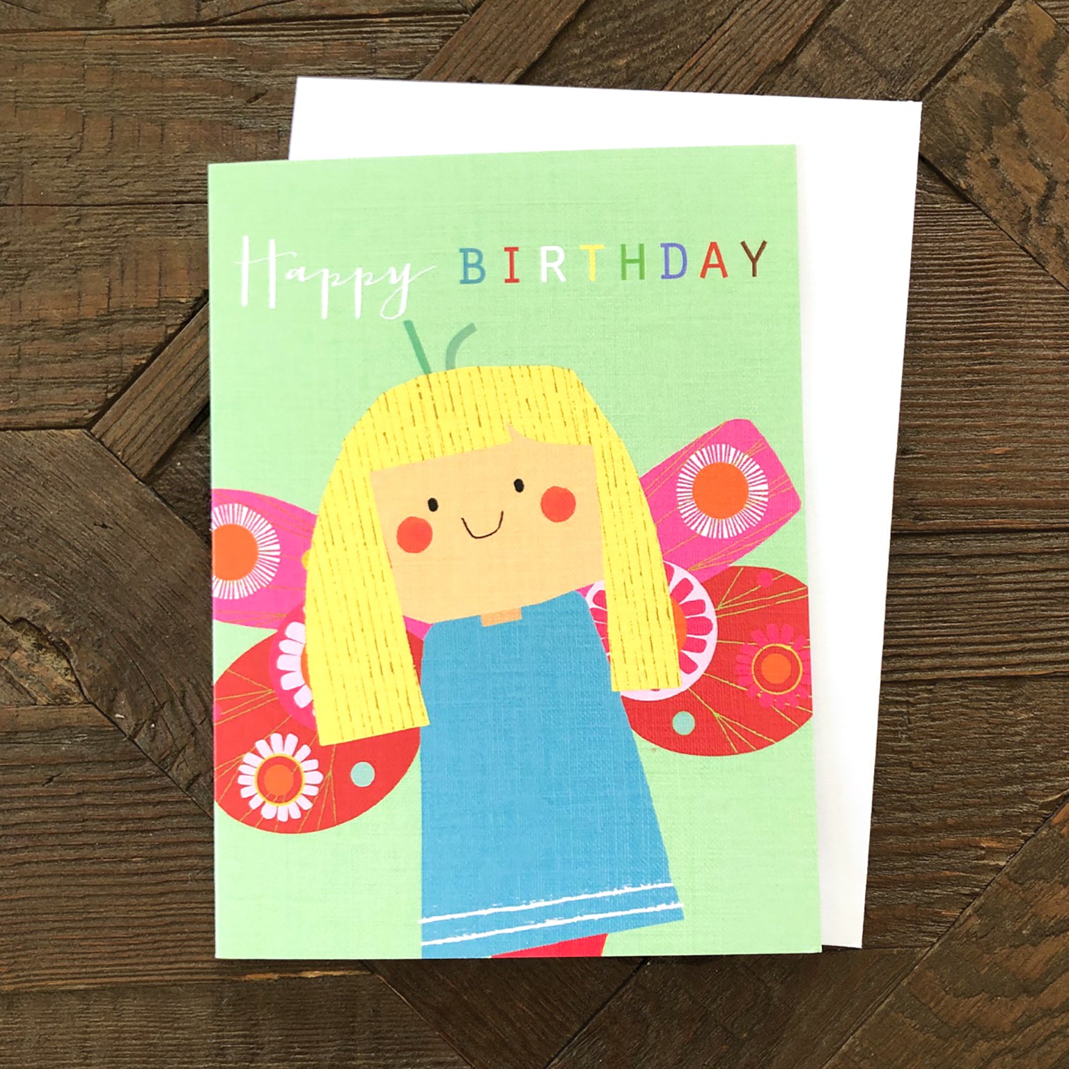 TMC06 mini butterfly birthday card
