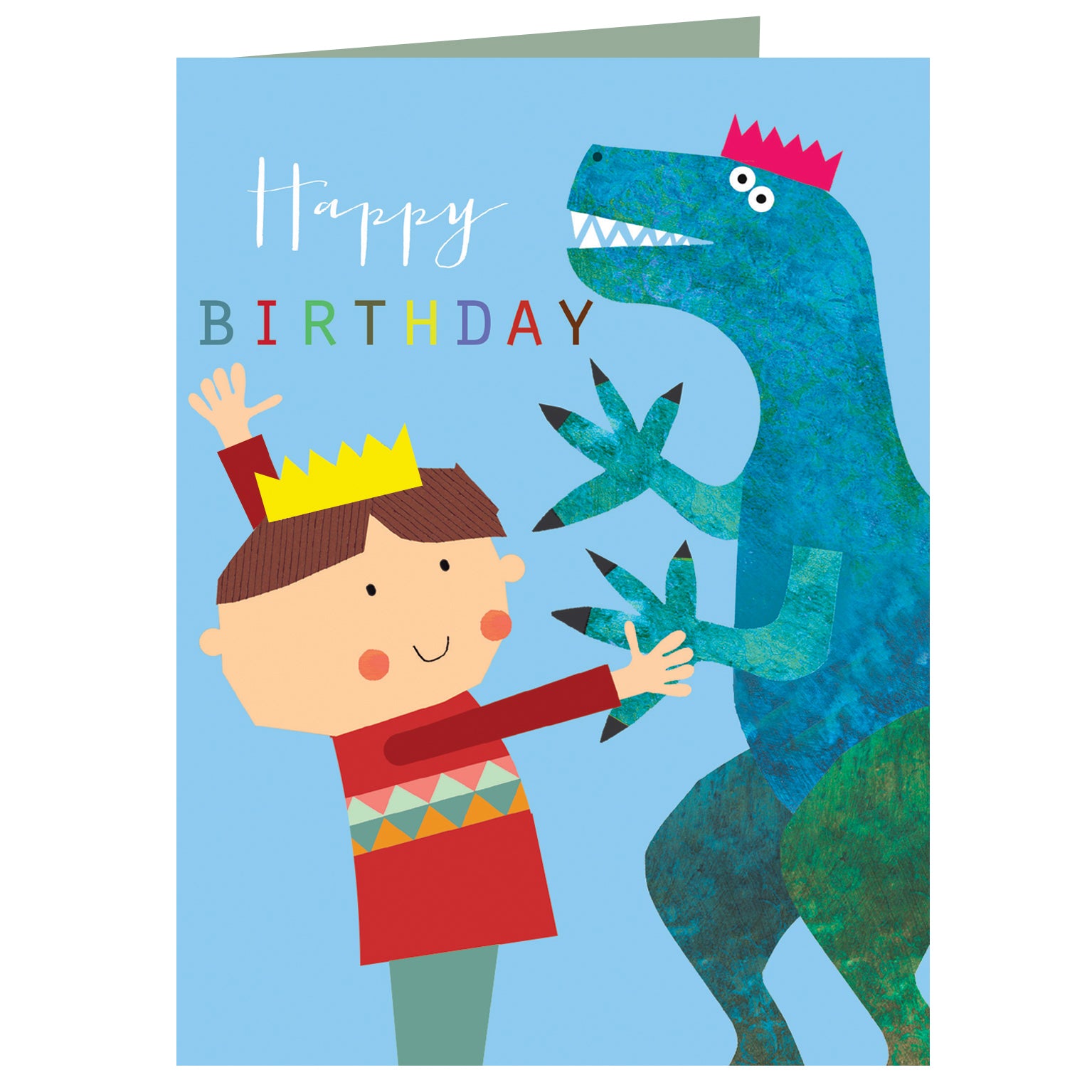 TMC10 mini dinosaur birthday card