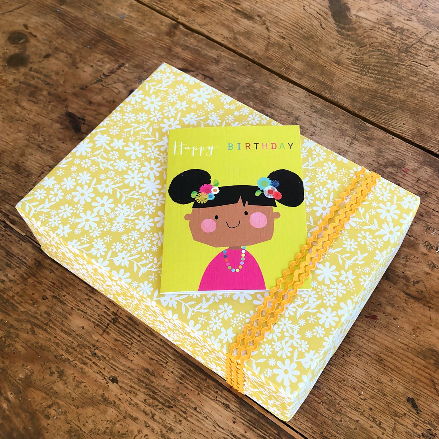 TMC12 mini flower girl birthday card