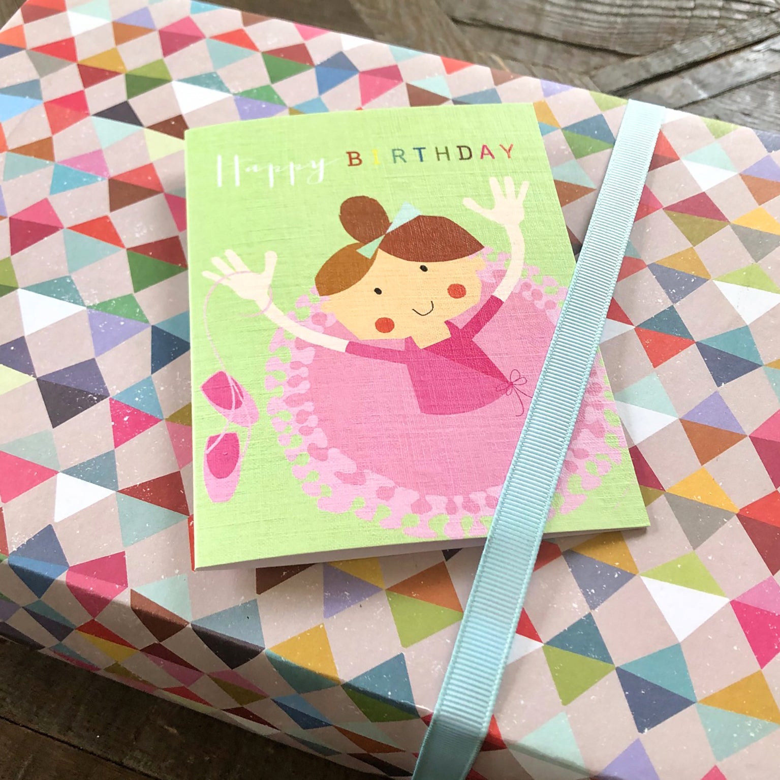 TMC14 mini ballerina birthday card