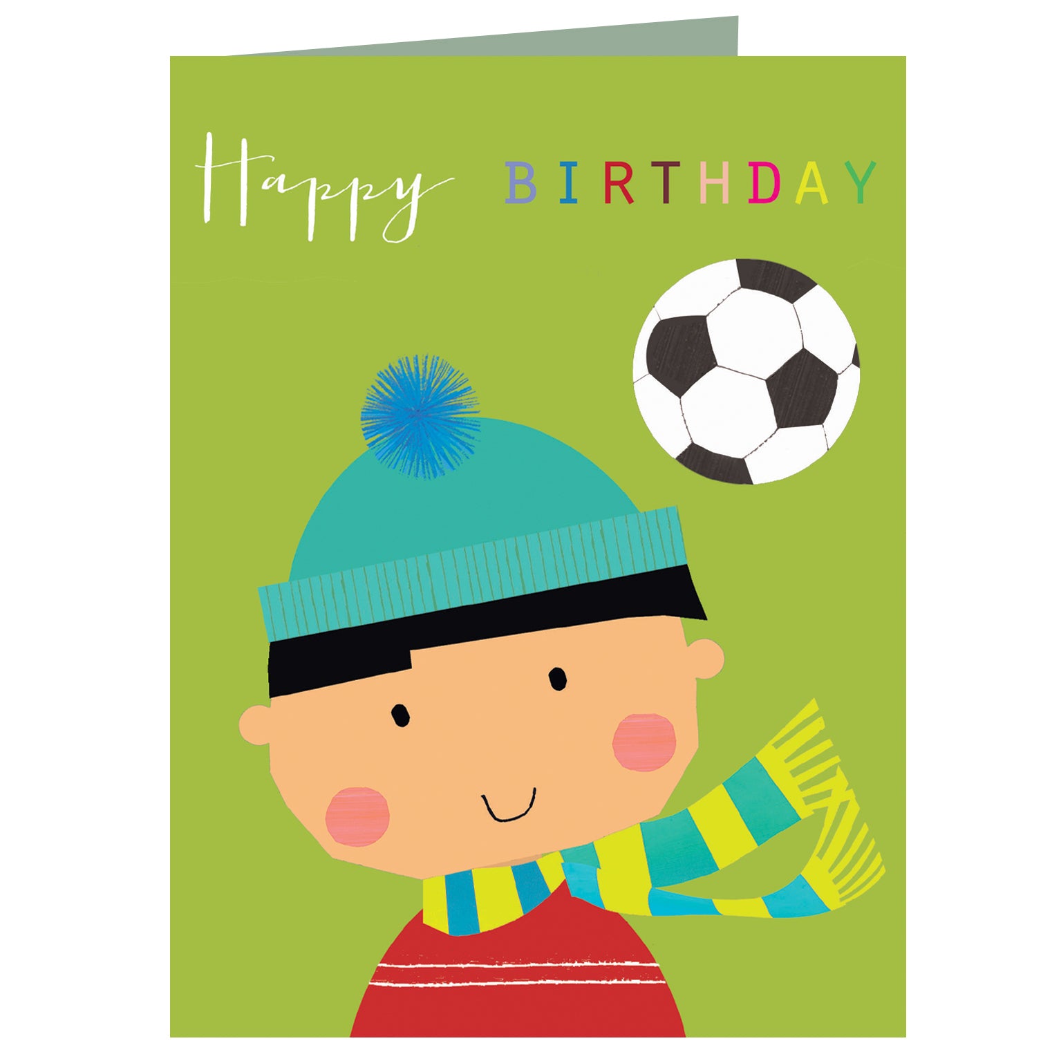 TMC16 mini football birthday card