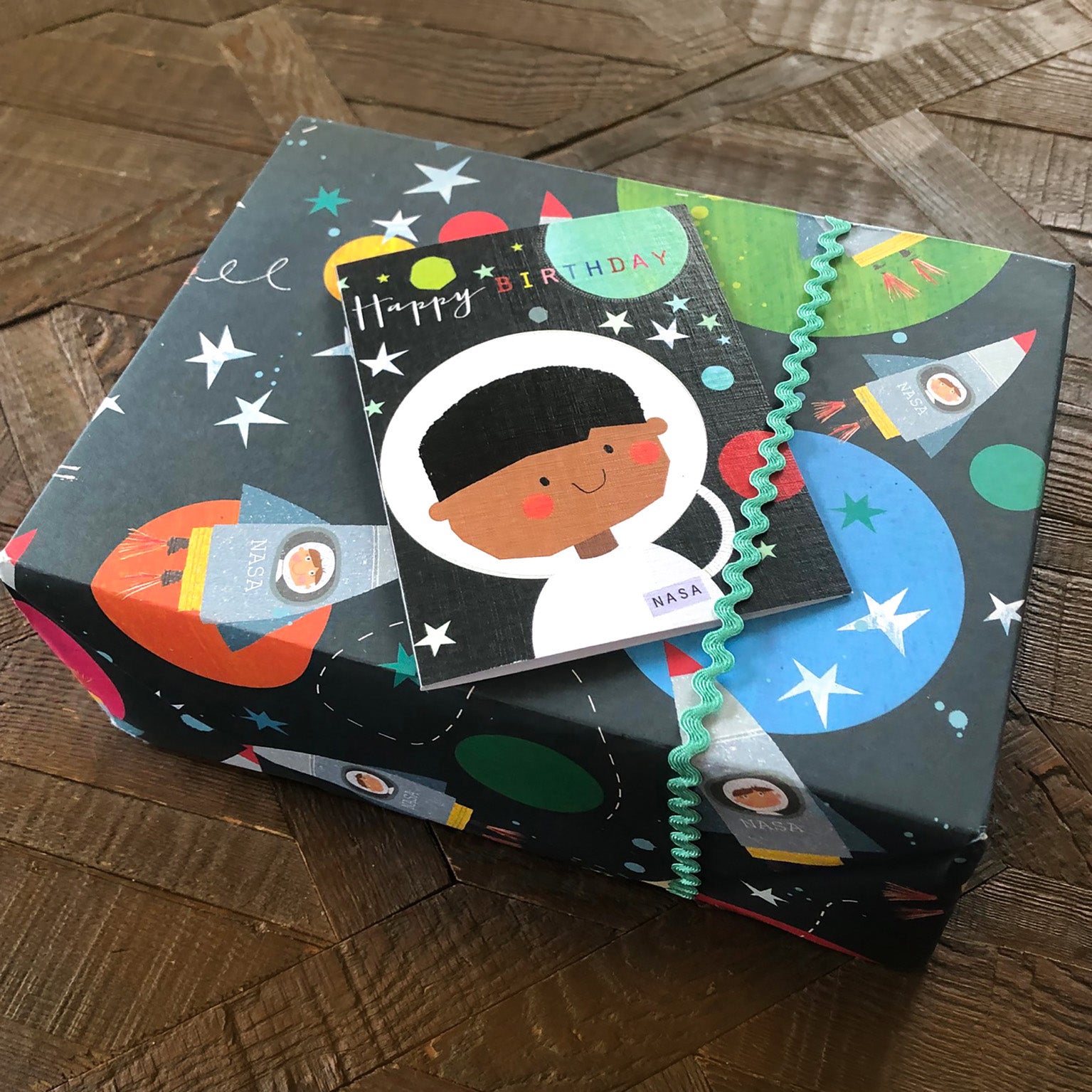 TMC17 mini spaceman birthday card