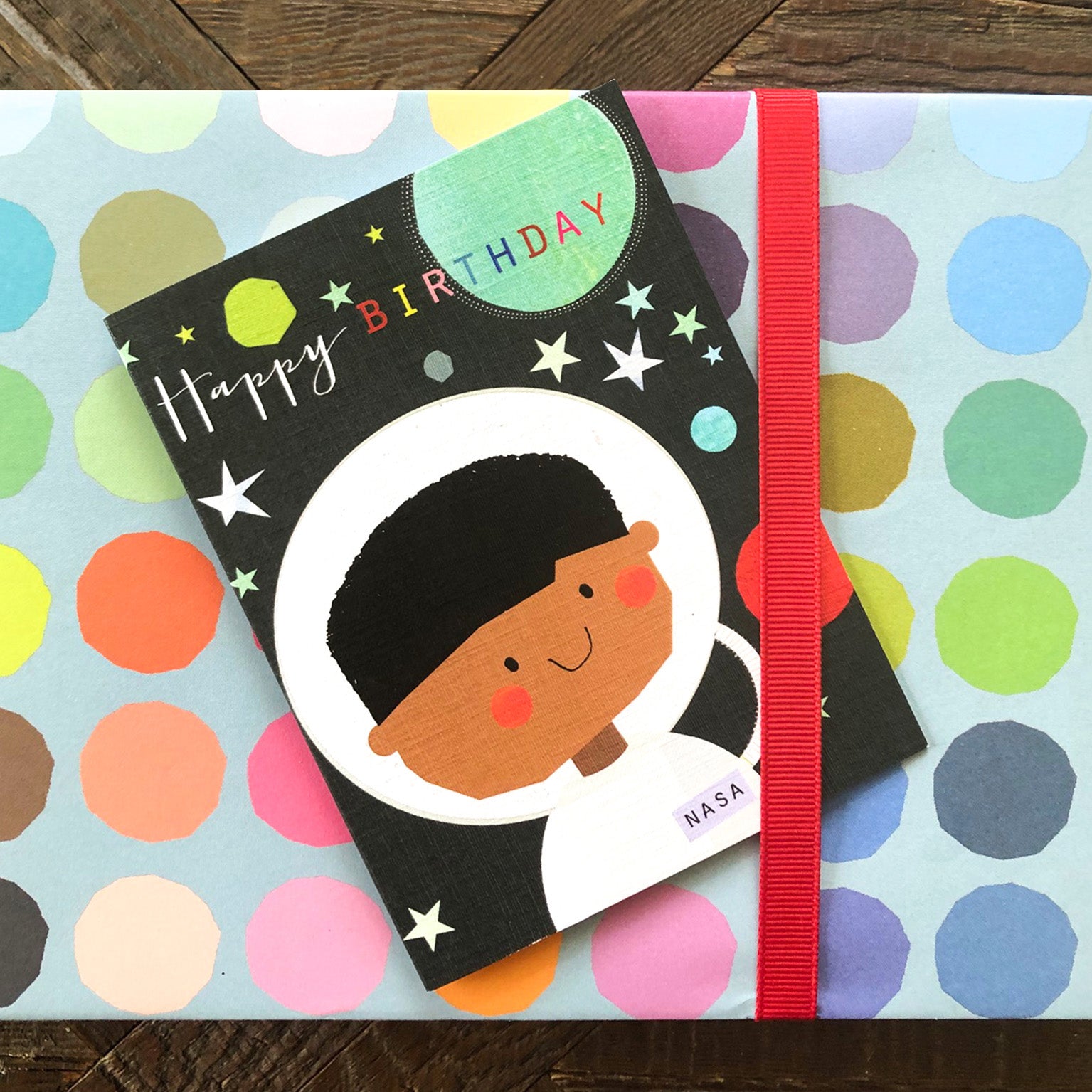 TMC17 mini spaceman birthday card