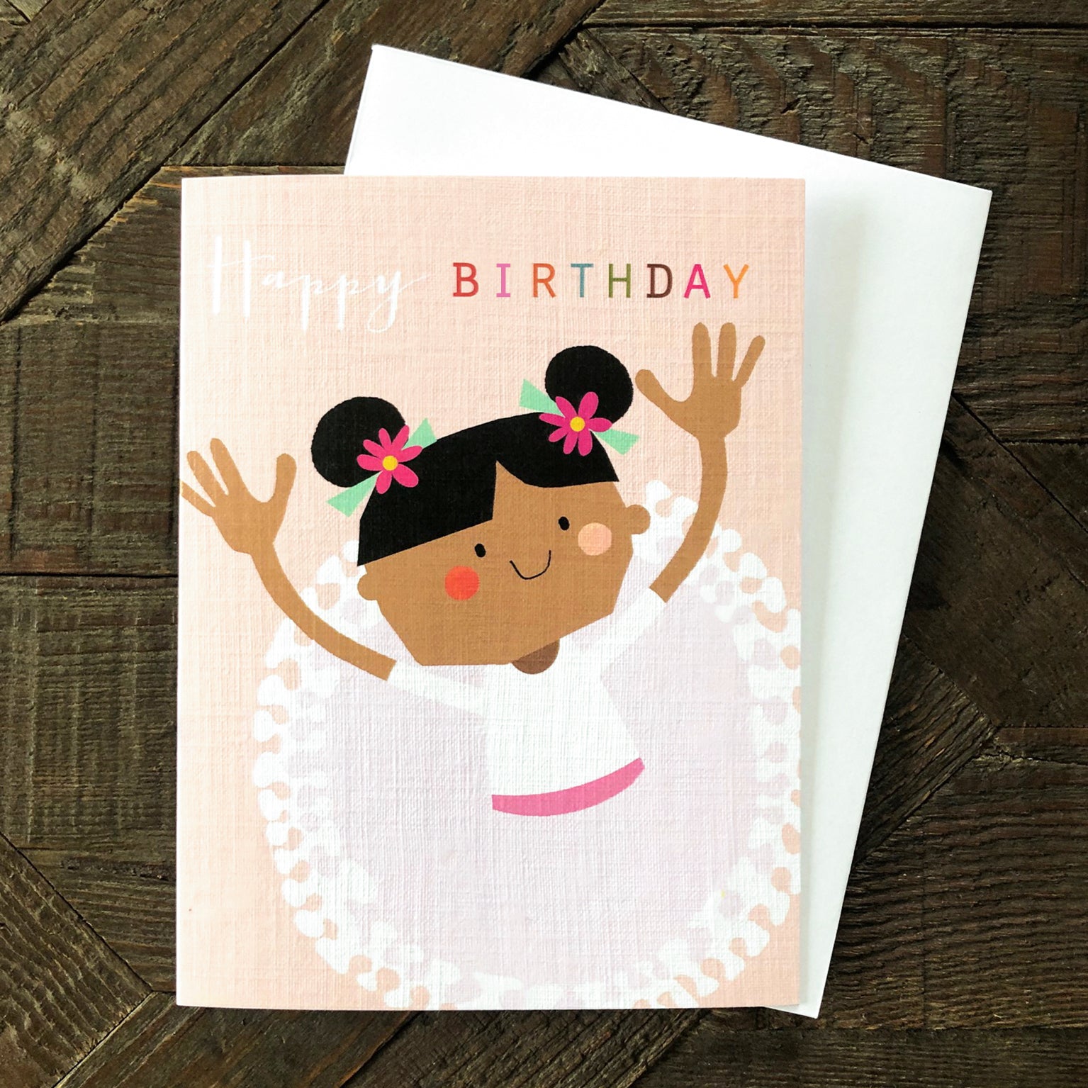 TMC22 mini ballerina birthday card