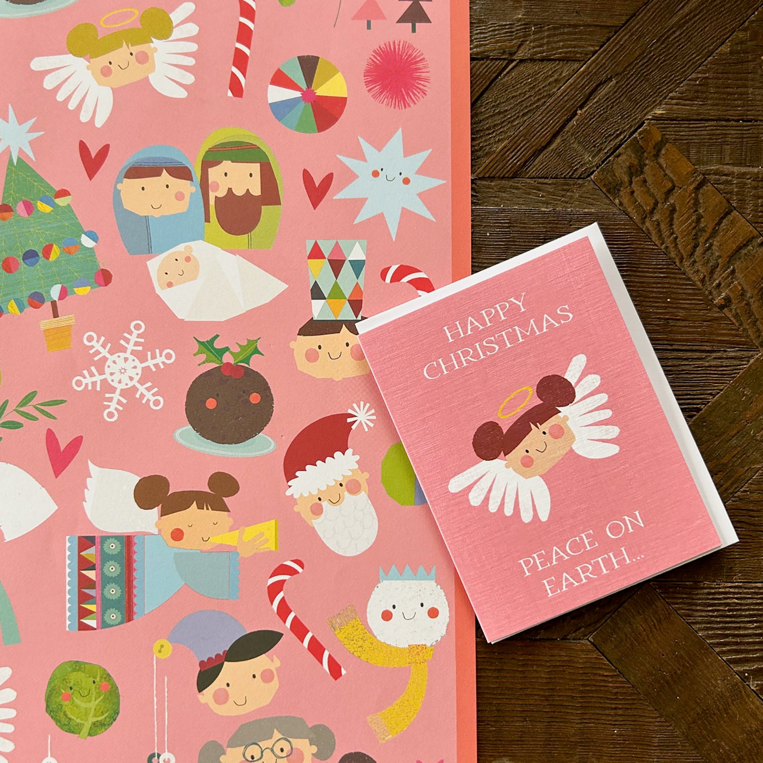 TPK03 mini angel christmas card