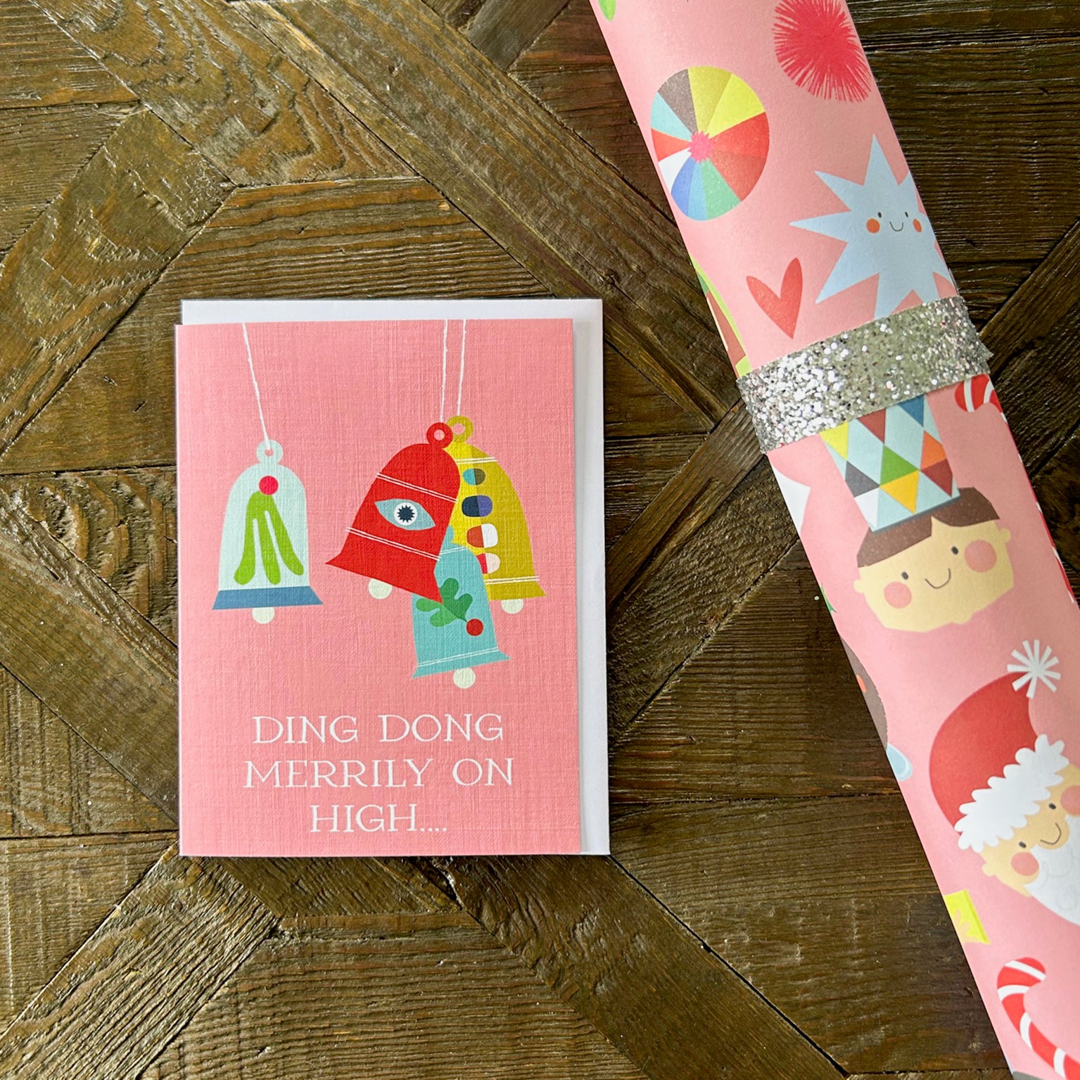 TPK04 mini christmas bells card