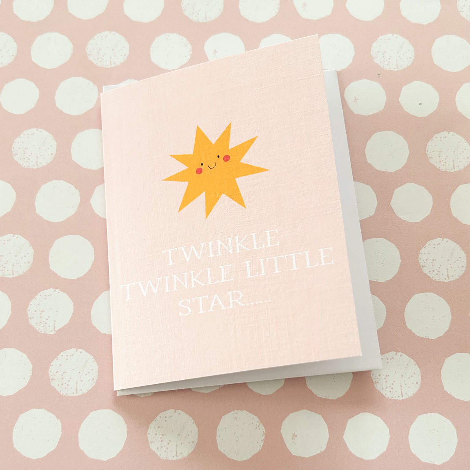 TPK05 mini star christmas card