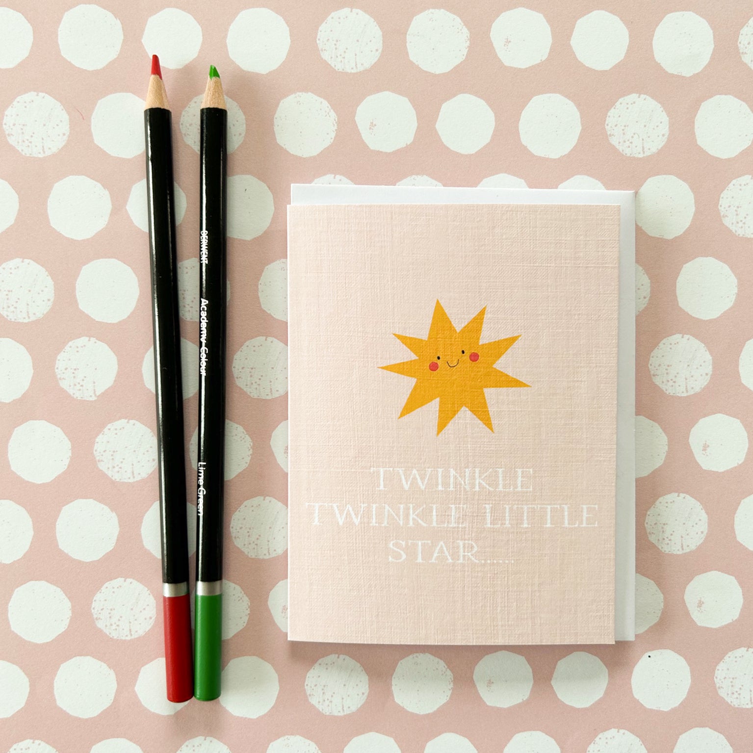 TPK05 mini star christmas card