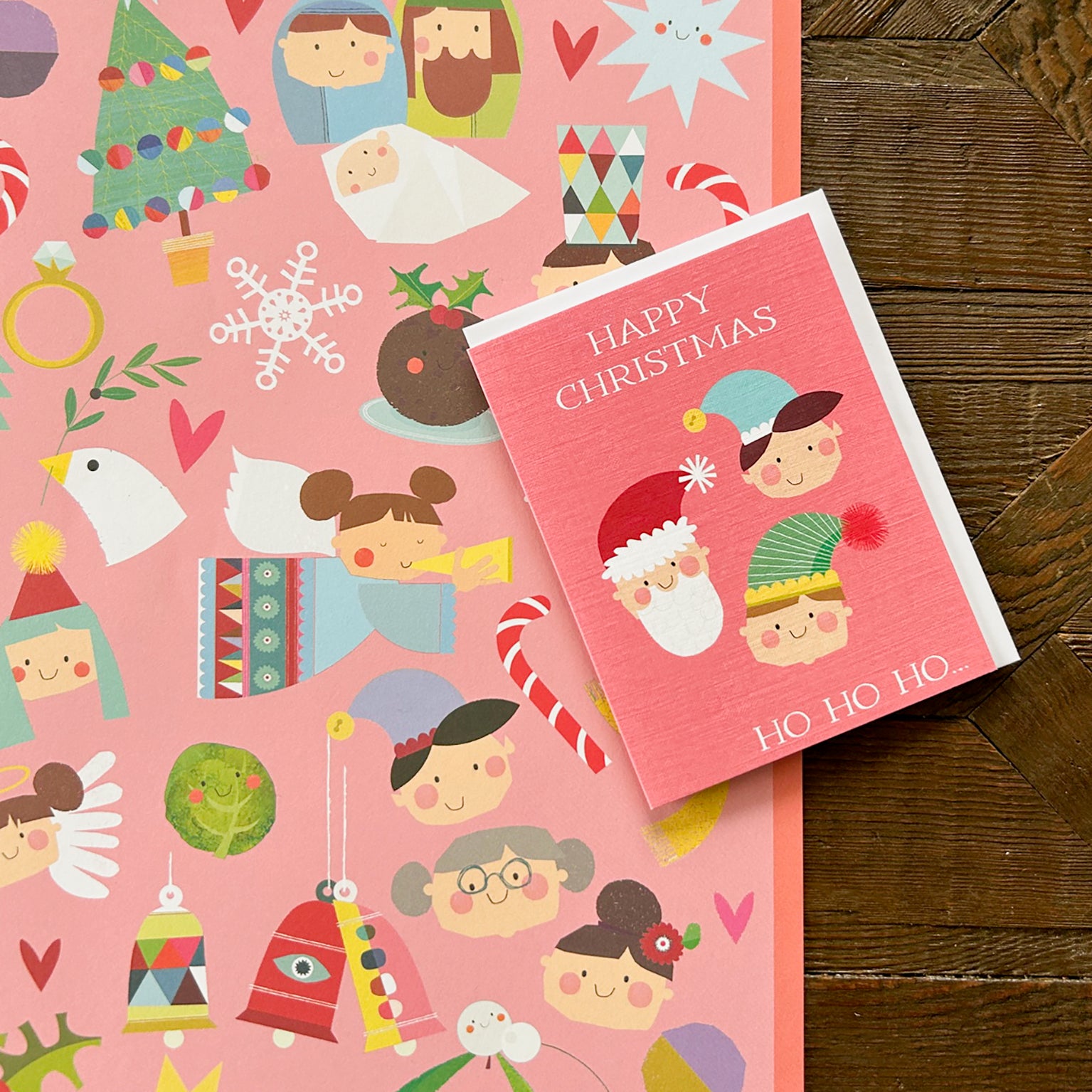 TPK06 mini christmas faces card