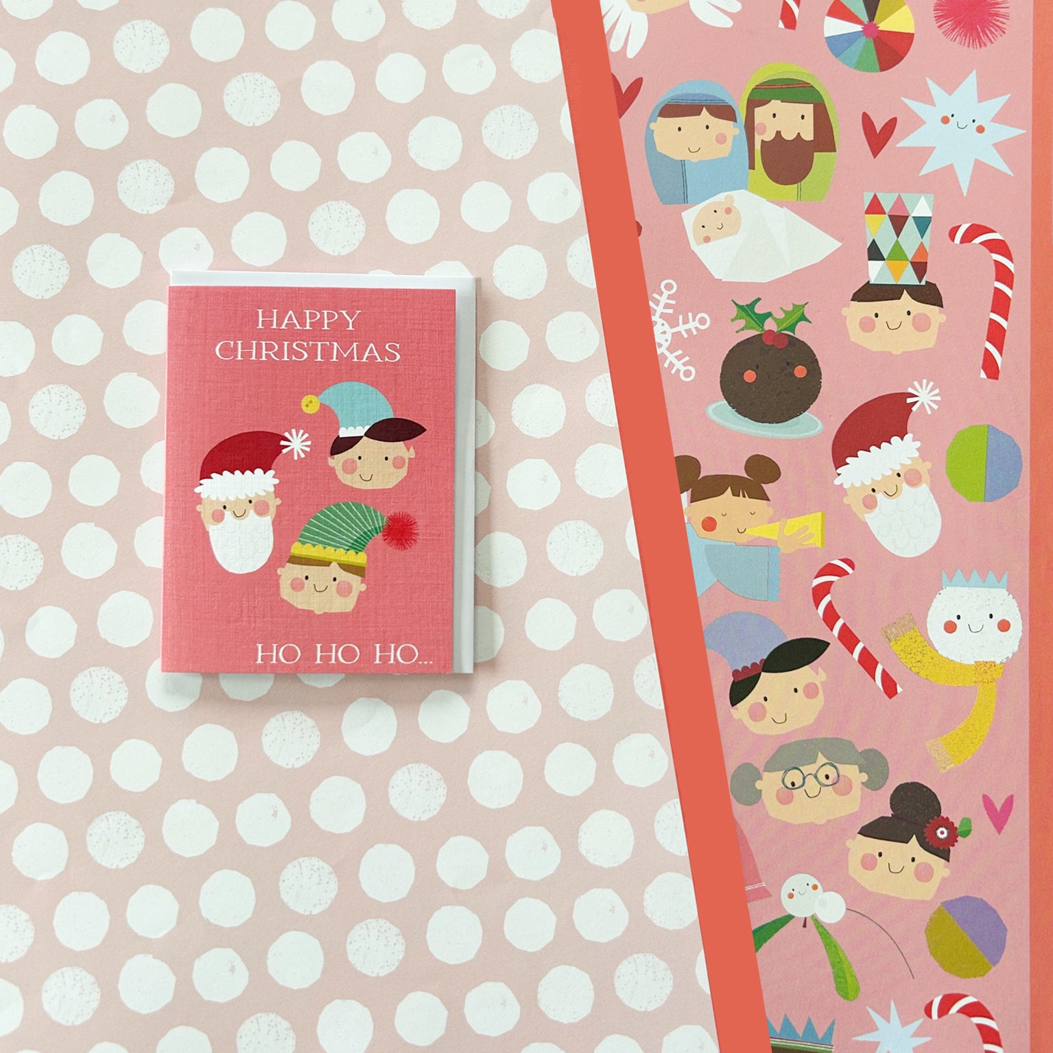 TPK06 mini christmas faces card