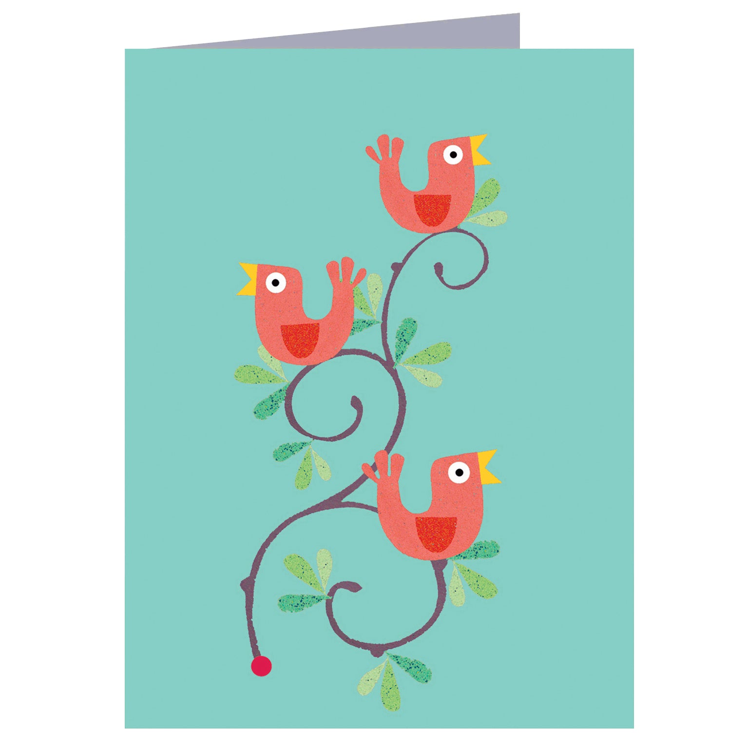 TW01 mini singing birds card
