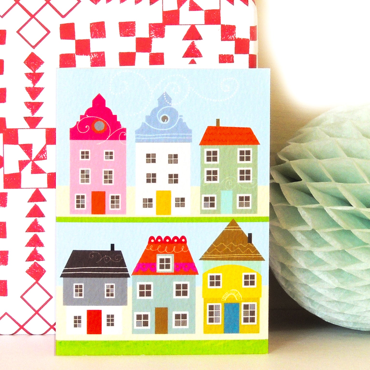 AM04 mini mixed pastel greetings cards