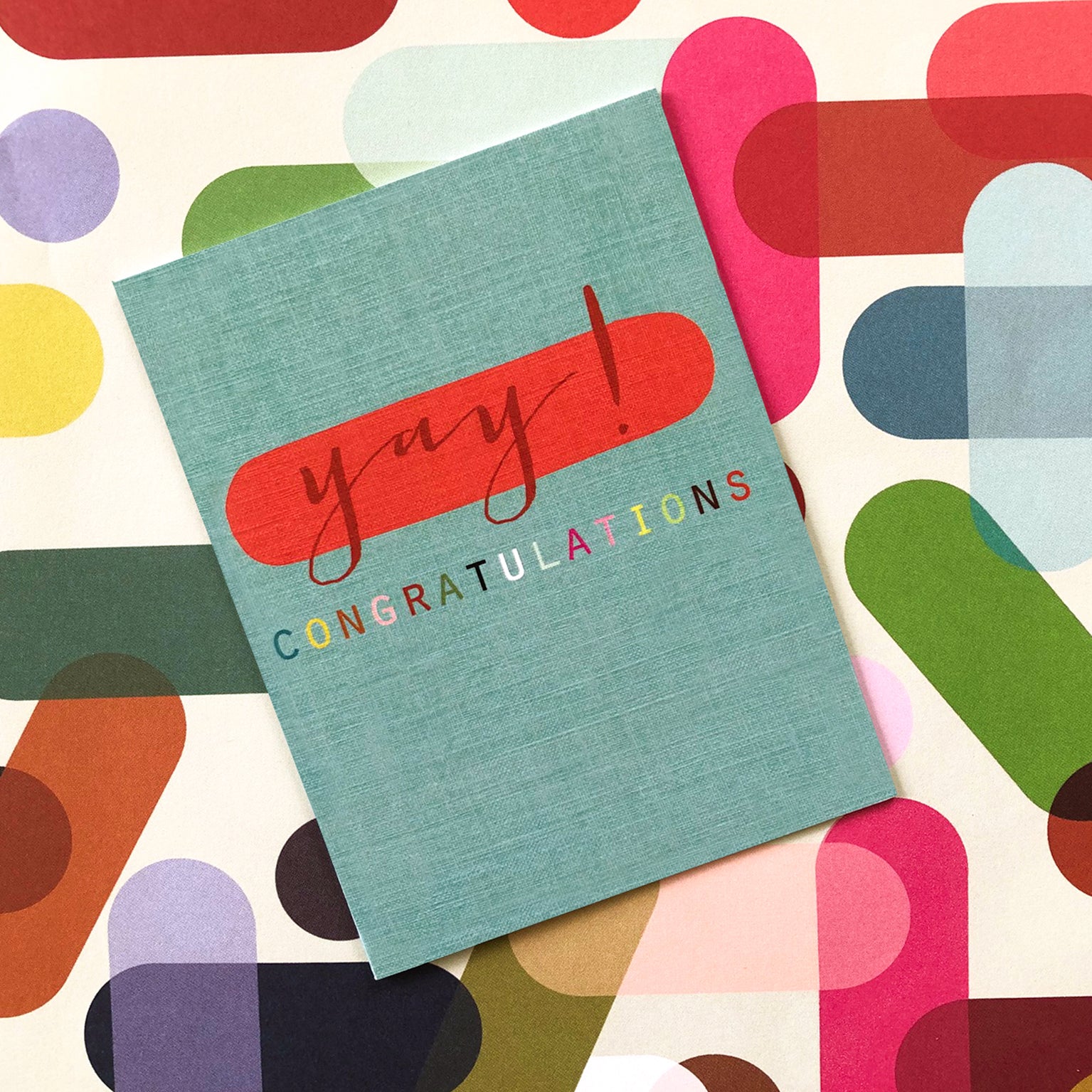 TW409 mini congratulations greetings card