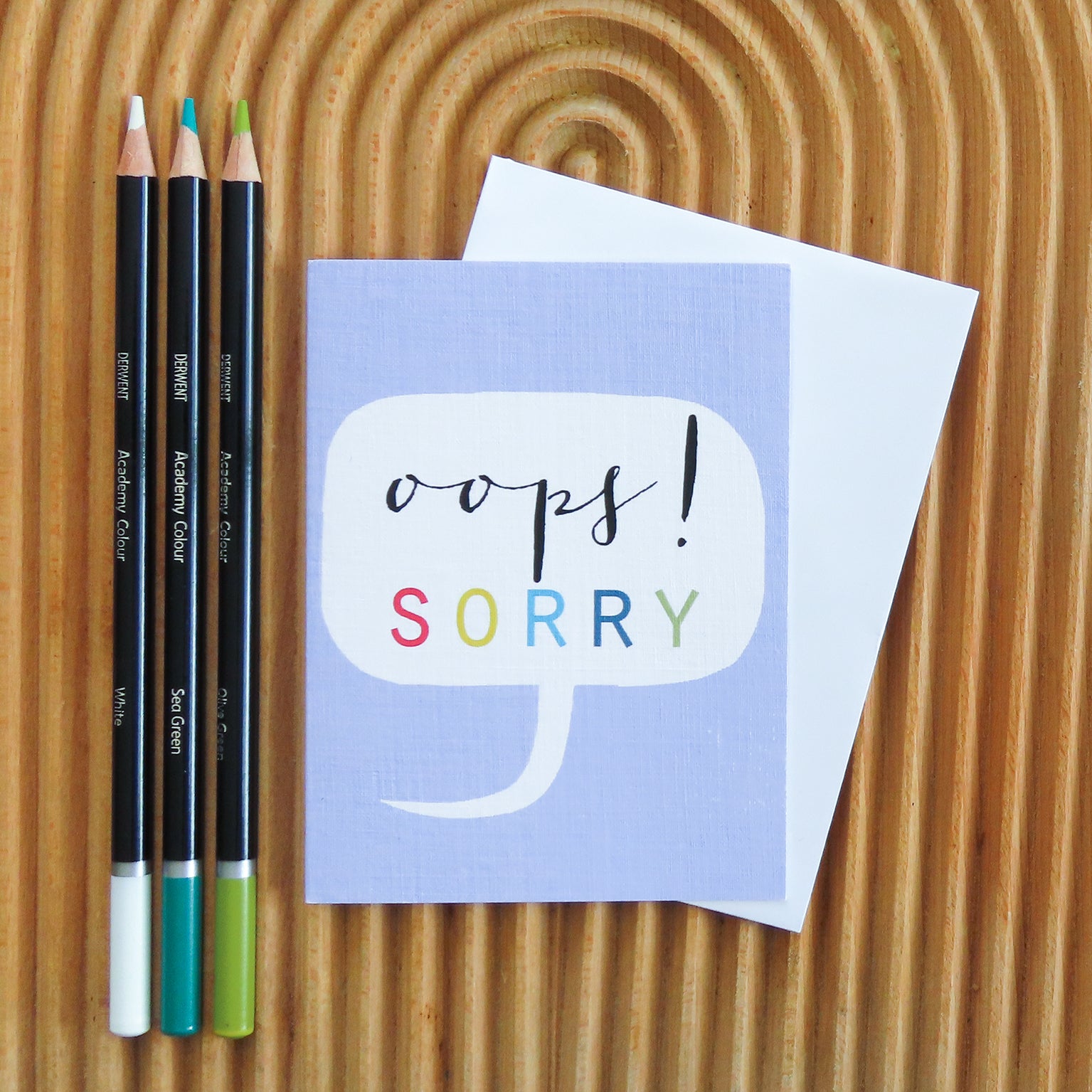 TW413 mini sorry greetings card
