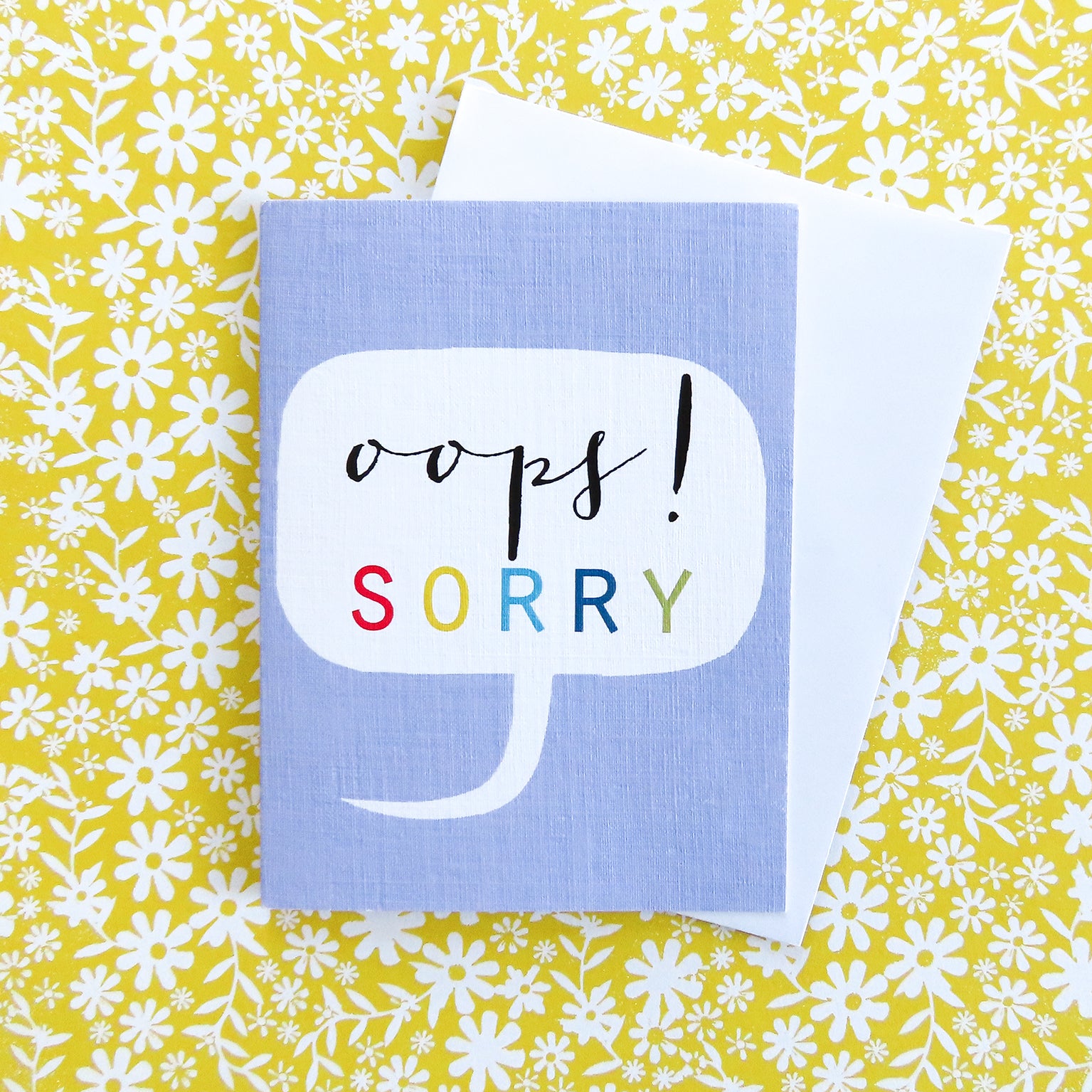 TW413 mini sorry greetings card