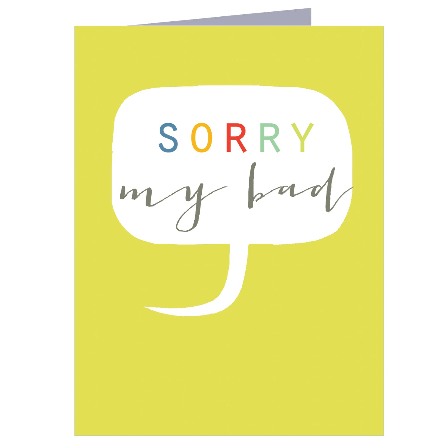 TW416 mini sorry greetings card