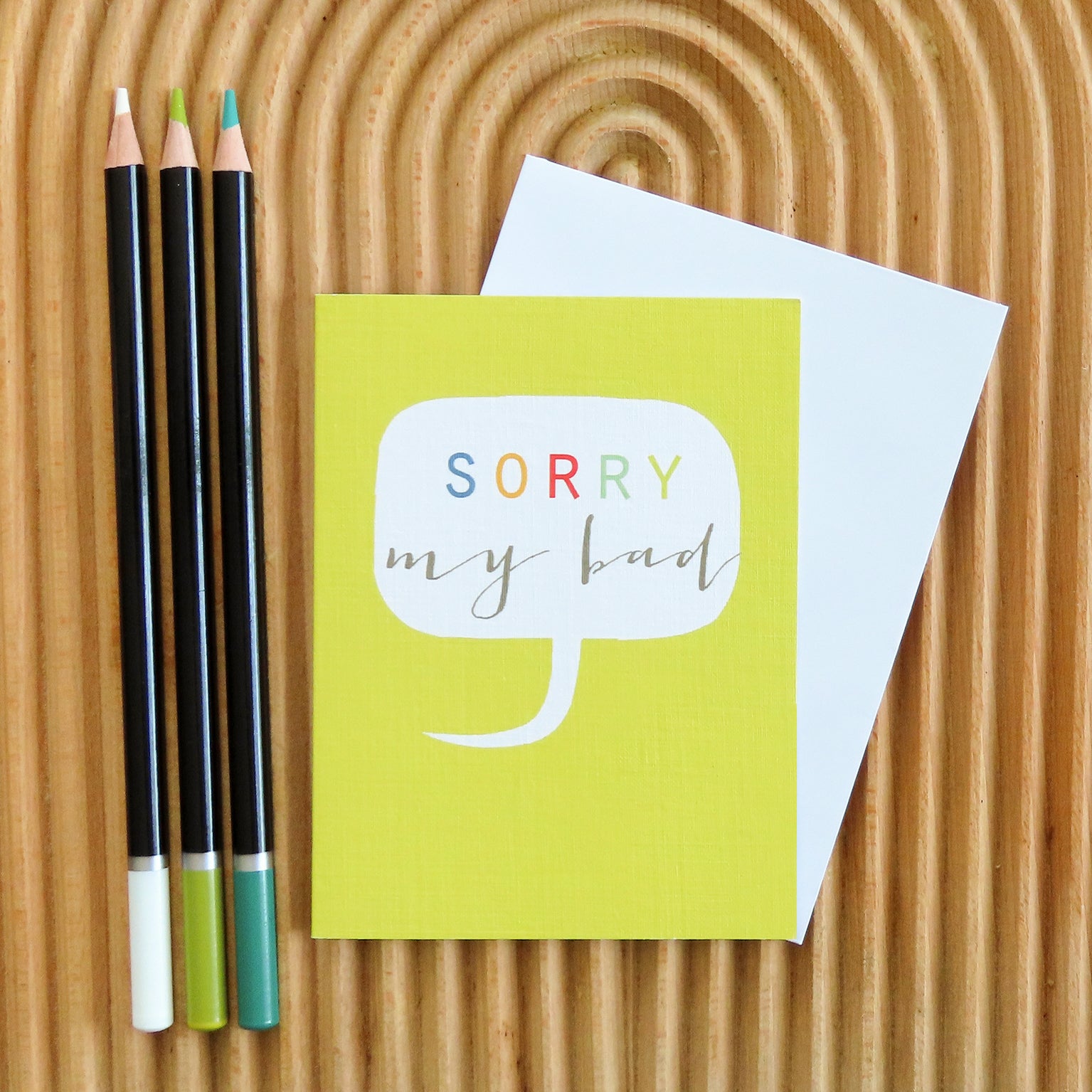 TW416 mini sorry greetings card