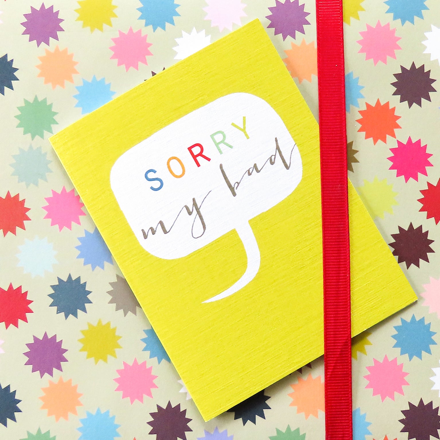 TW416 mini sorry greetings card