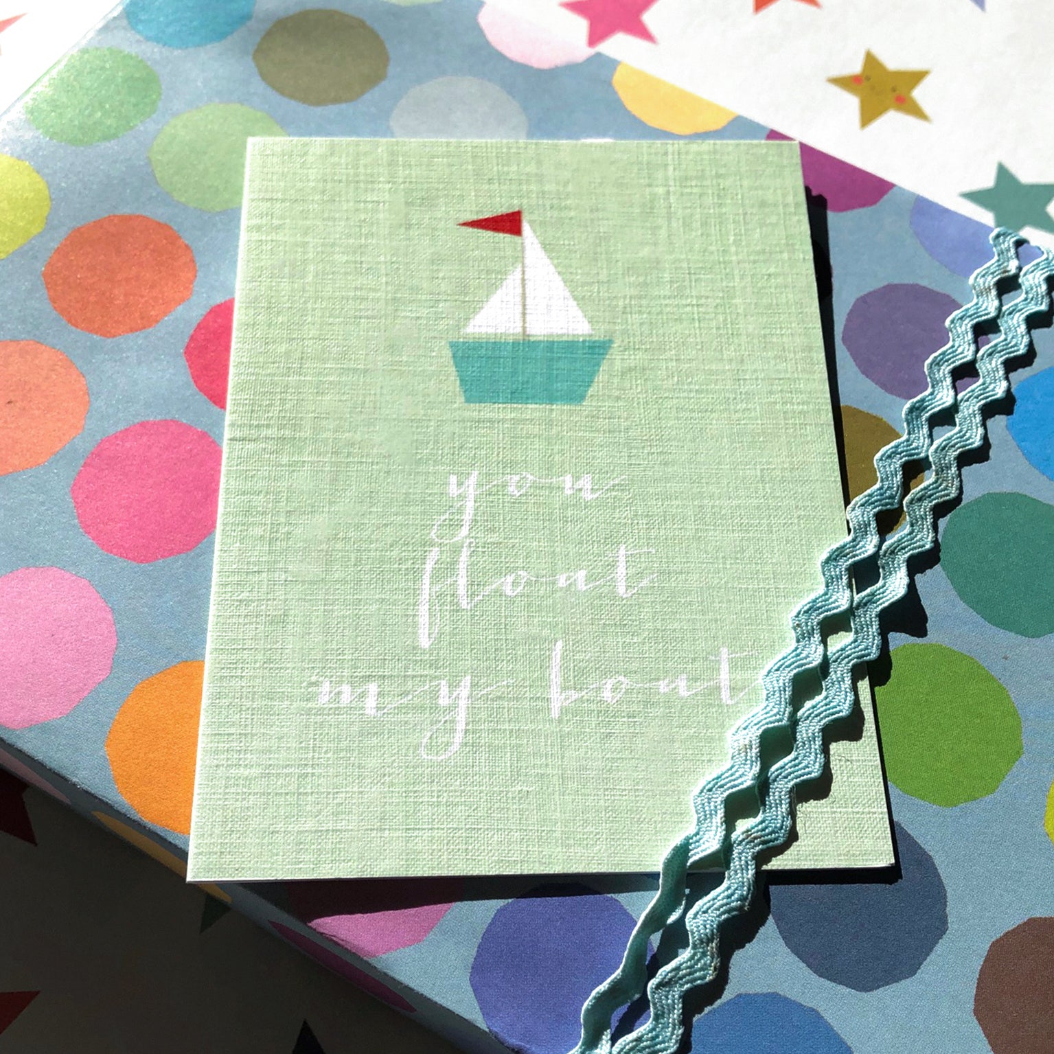 TW420 mini you float my boat card