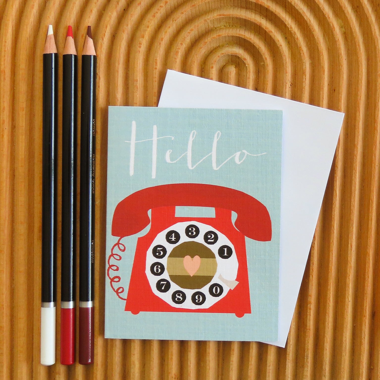 TW425 mini hello greetings card