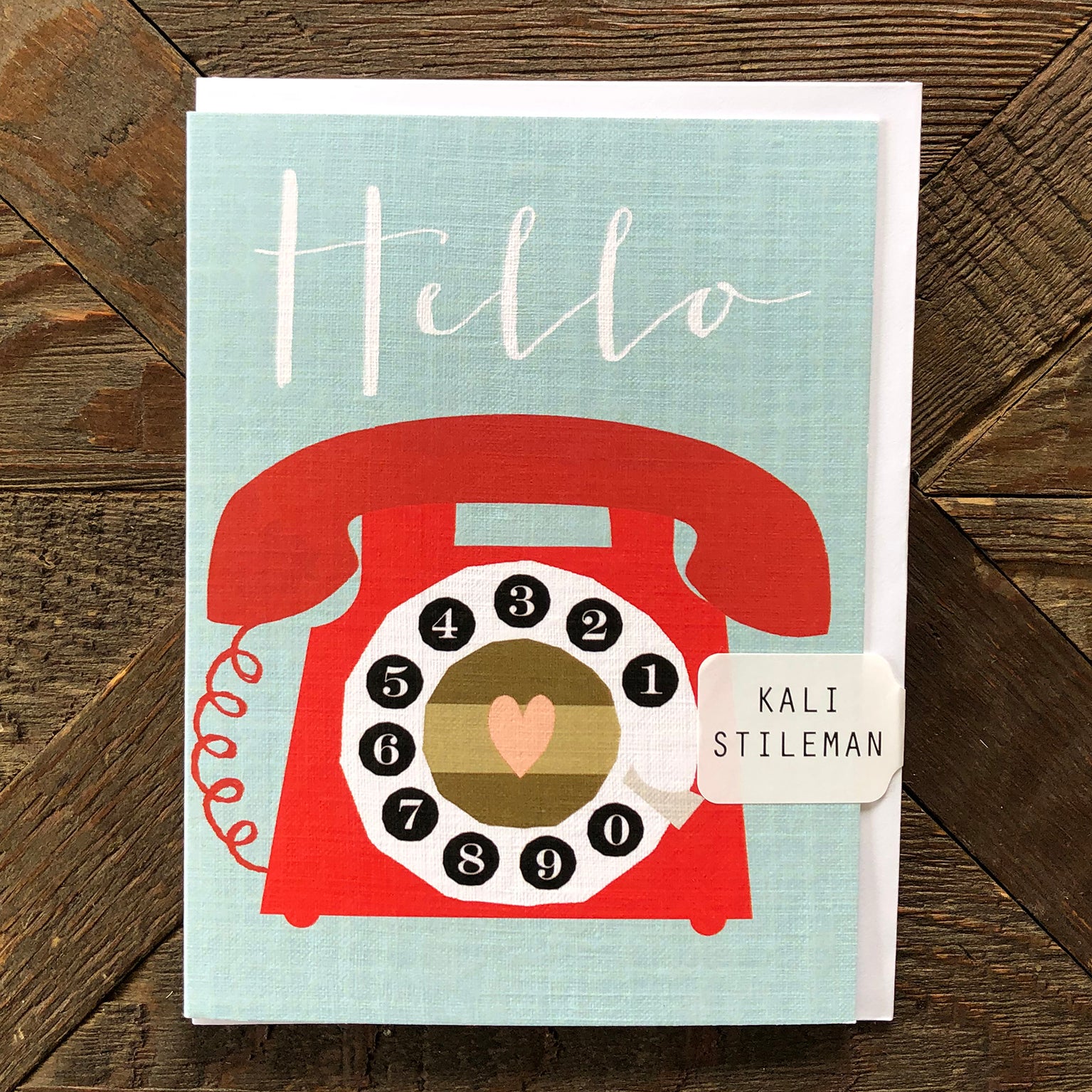 TW425 mini hello greetings card