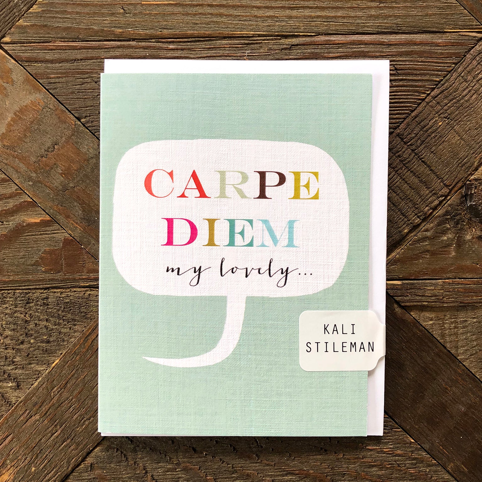 TW427 mini carpe diem card