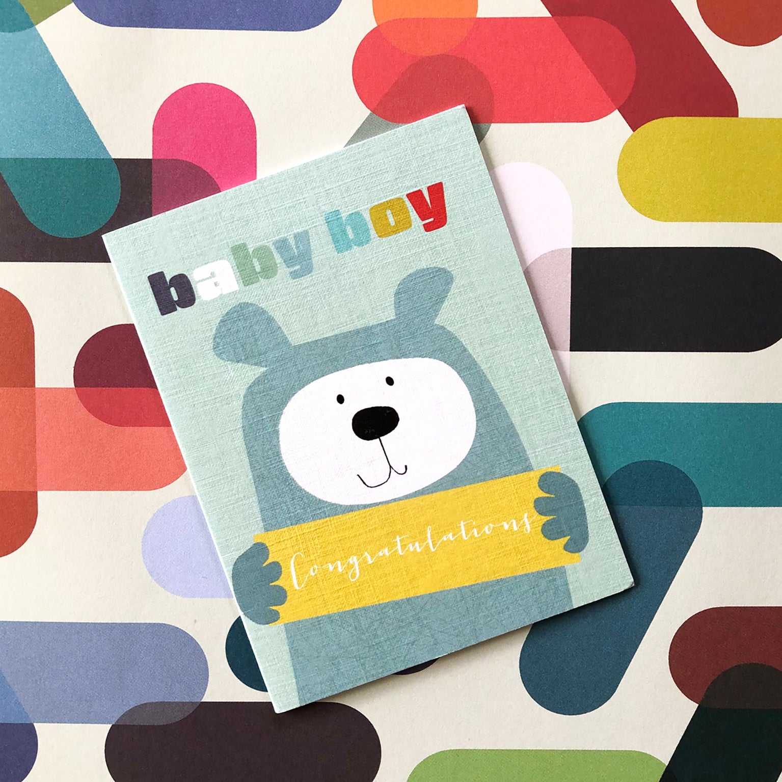 TW431 mini baby boy card