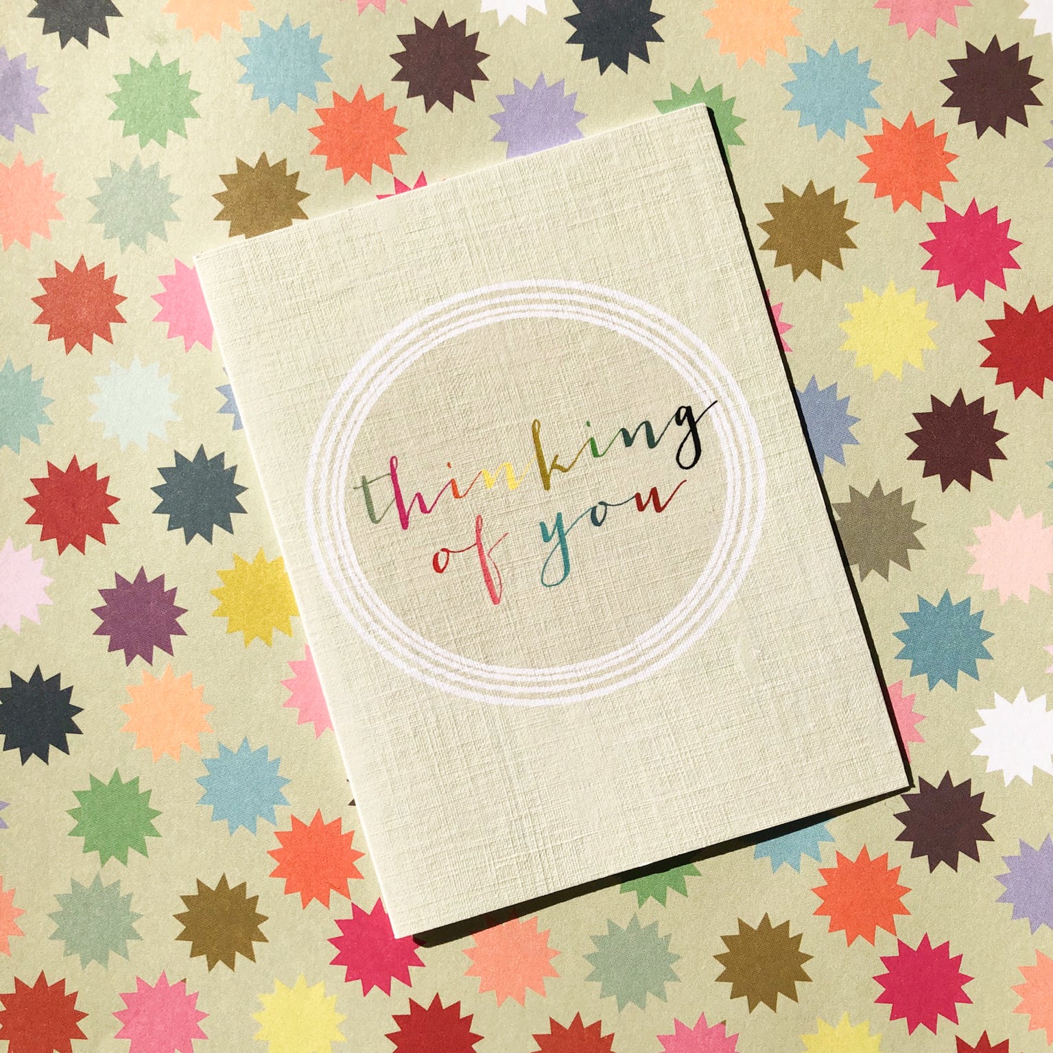 TW433 mini thinking of you card