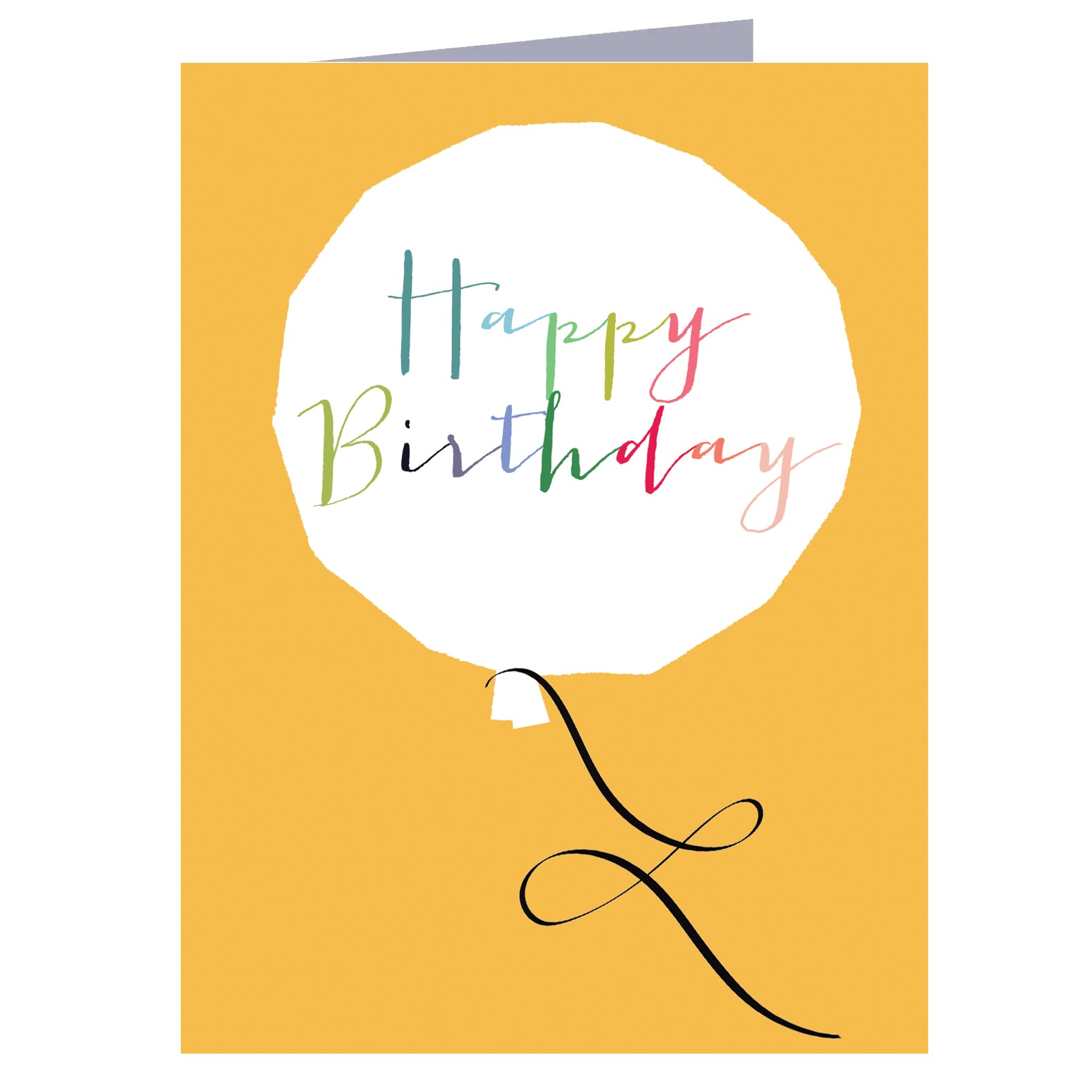 TW437 mini birthday balloon card