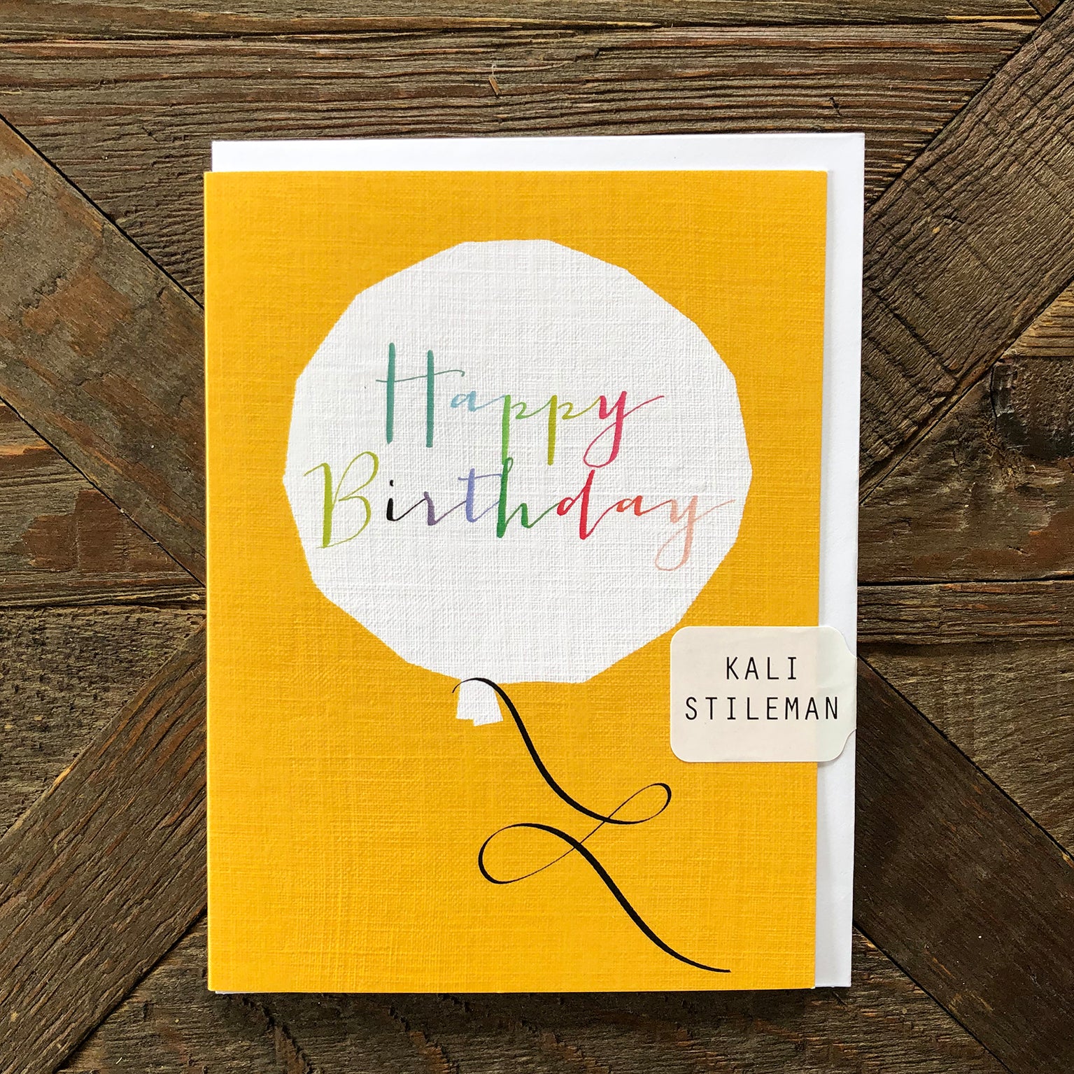 TW437 mini birthday balloon card