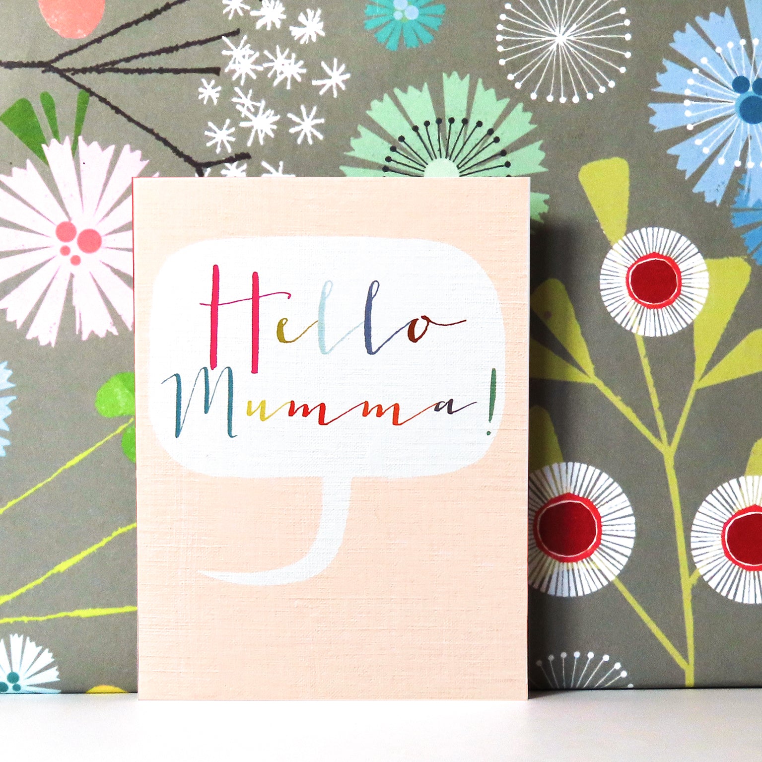 TW439 mini hello mumma card