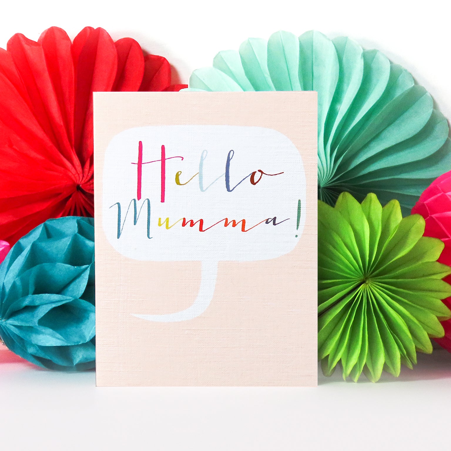 TW439 mini hello mumma card