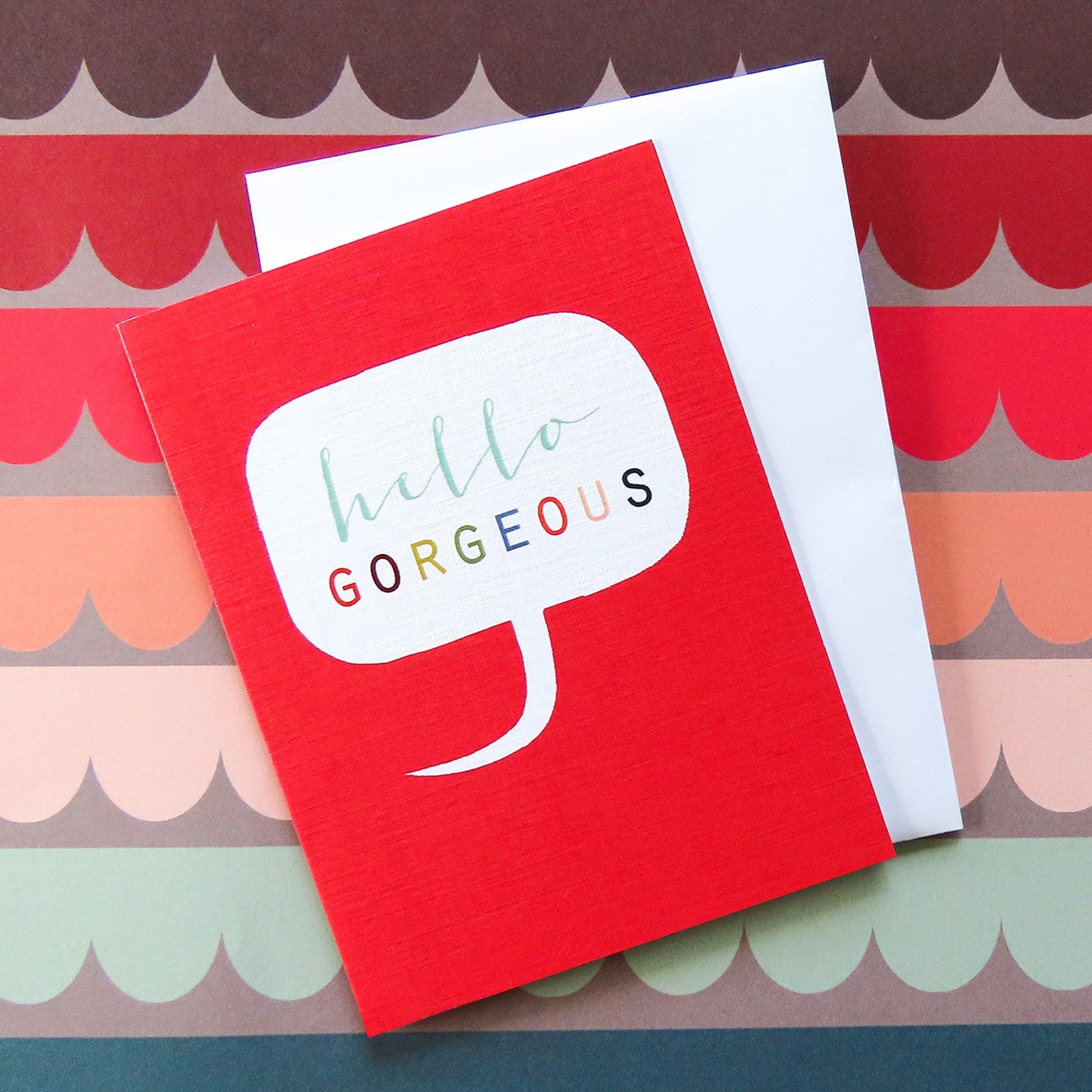 TW447 mini hello gorgeous card