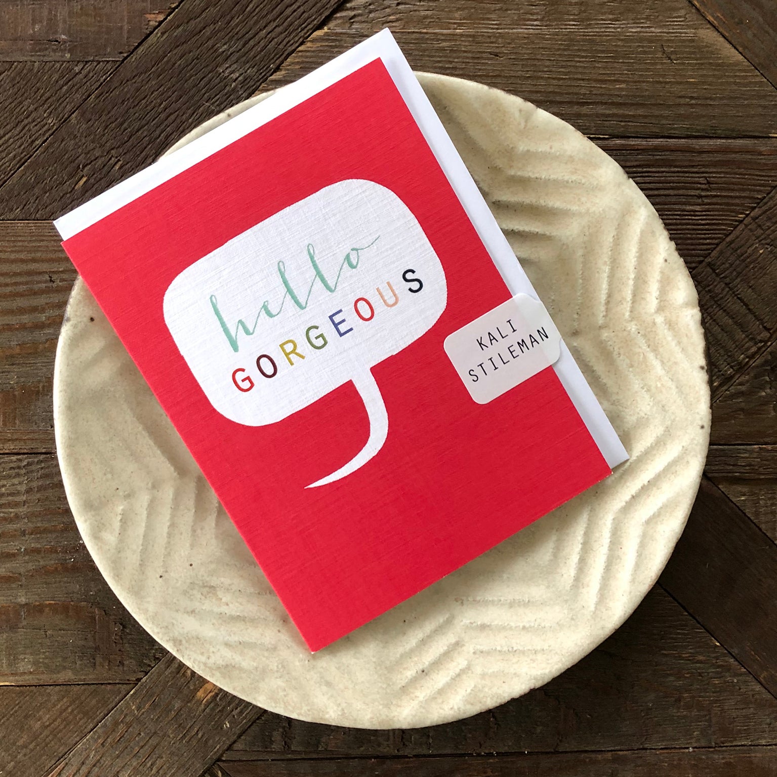 TW447 mini hello gorgeous card