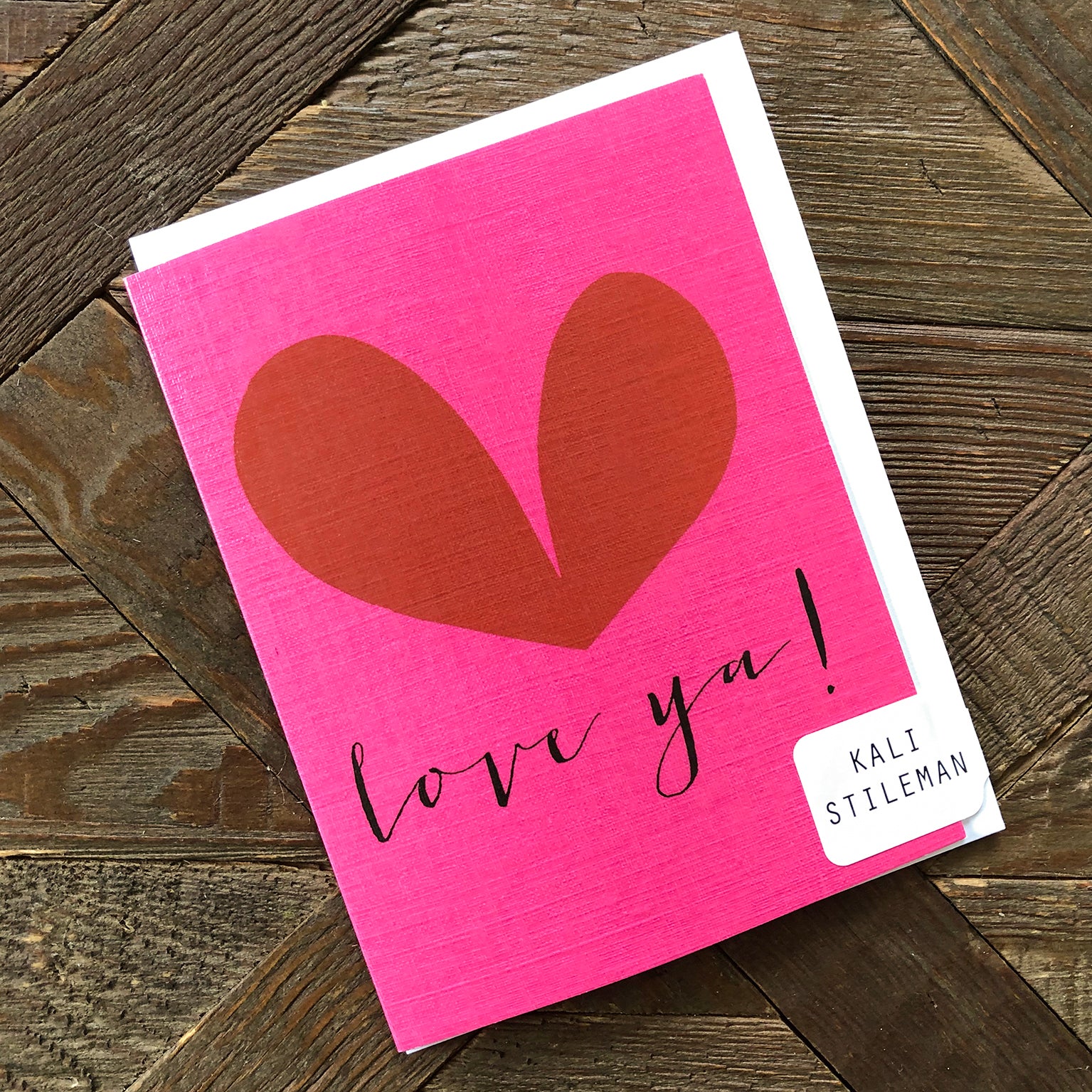 TW448 mini love ya! card