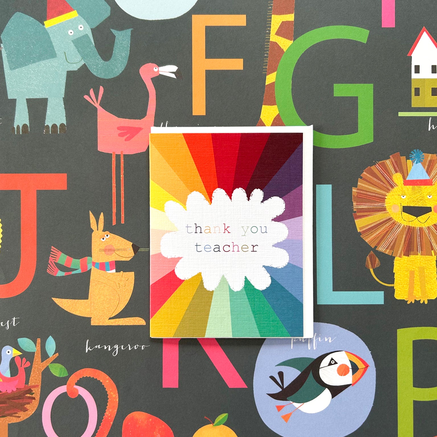 TW650 mini colourful thank you teacher card