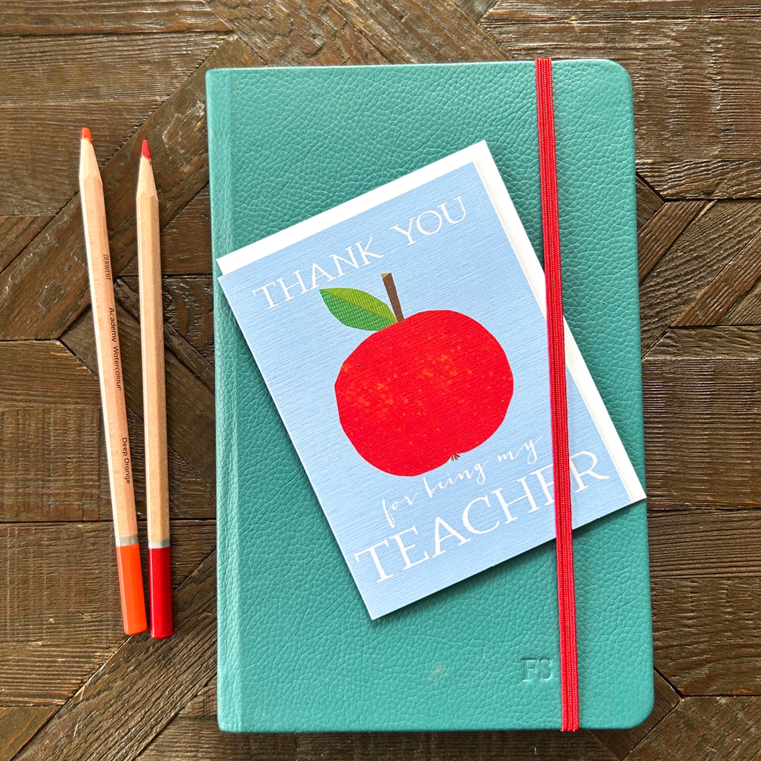 TW651 mini thank you teacher apple card