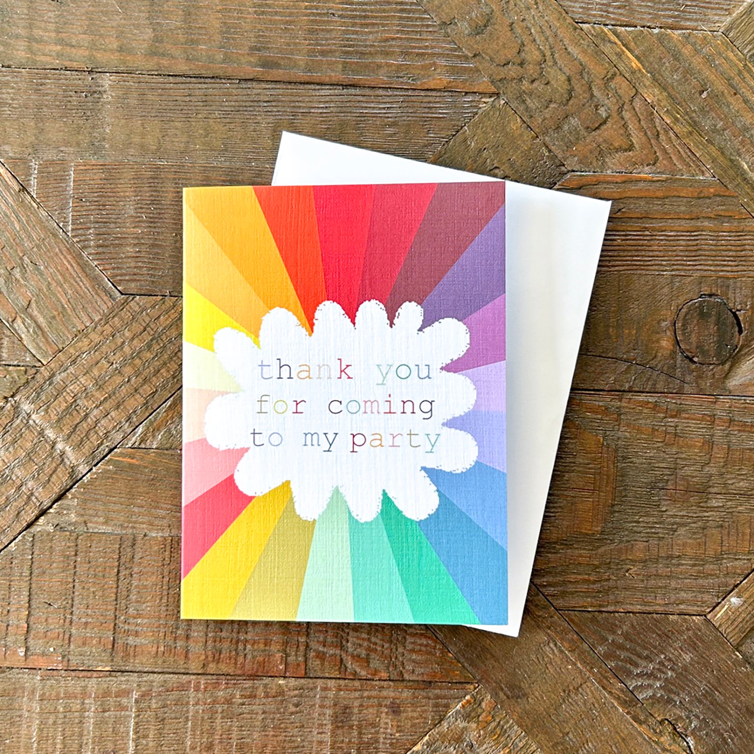 AM01 mini thank you for coming to my party card pack