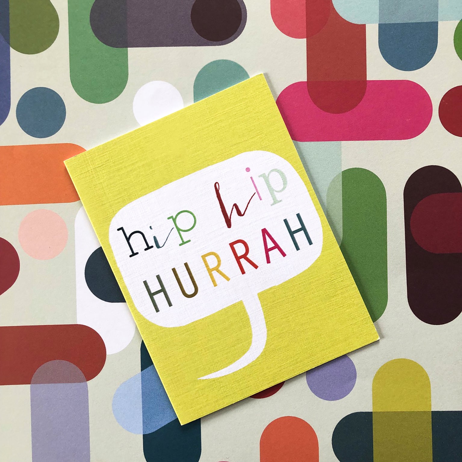 TWB10 mini hip hip hurrah card