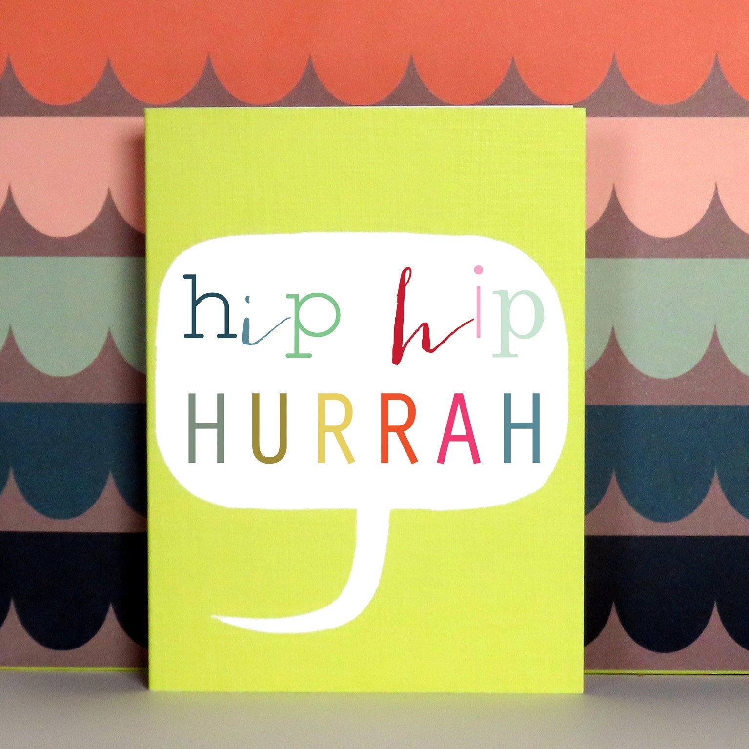 TWB10 mini hip hip hurrah card
