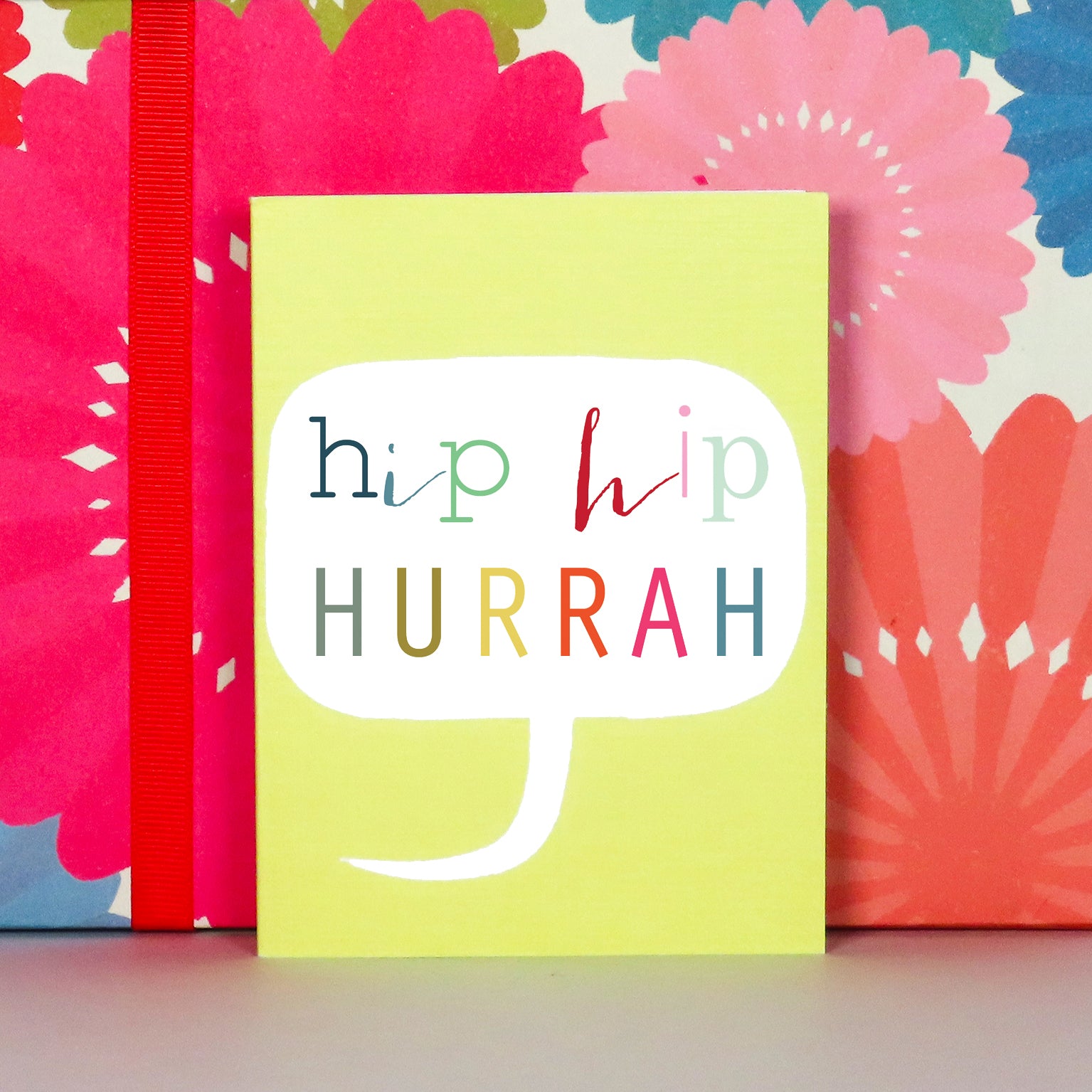 TWB10 mini hip hip hurrah card