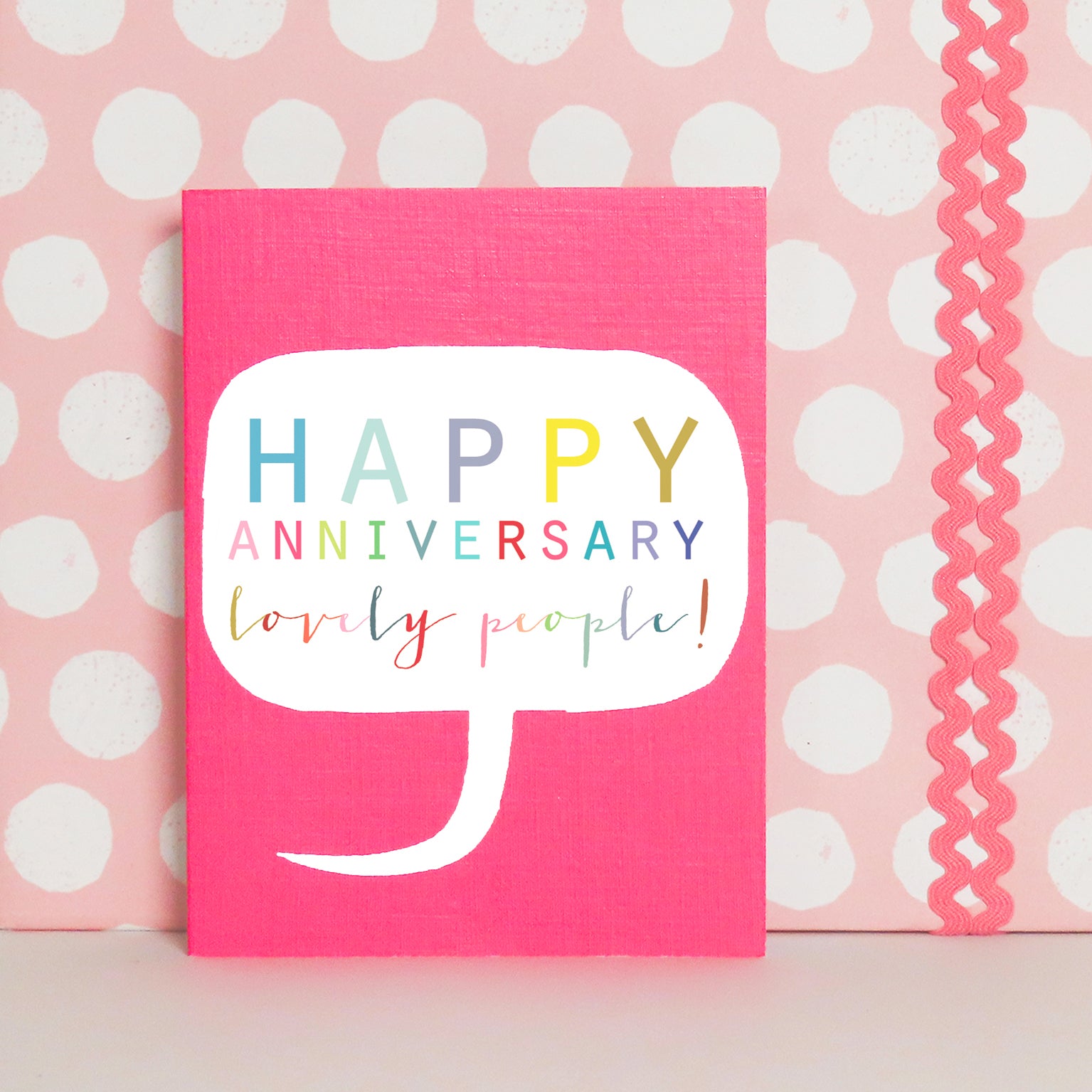 TWB17 mini happy anniversary card