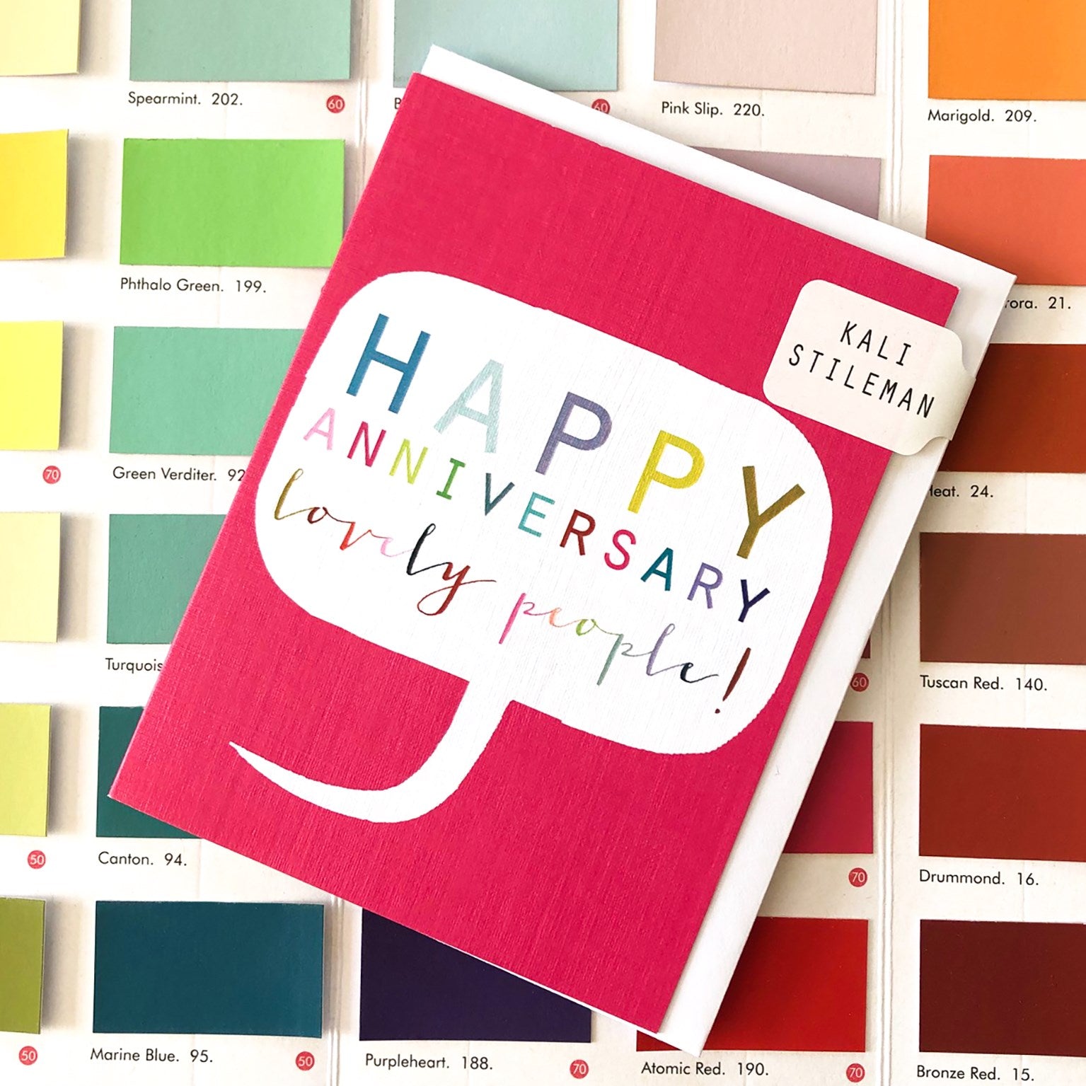 TWB17 mini happy anniversary card