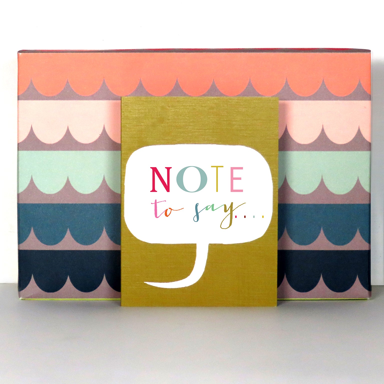 TWB22 mini note to say card