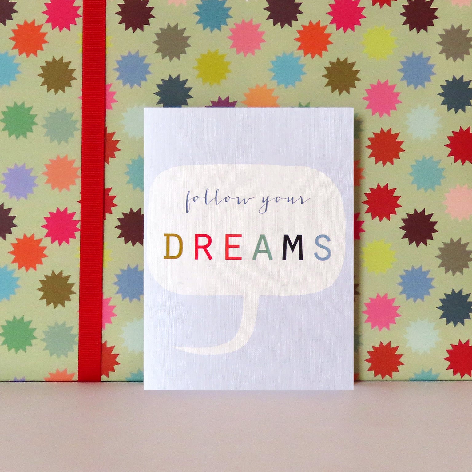 TWB29 mini follow your dreams card